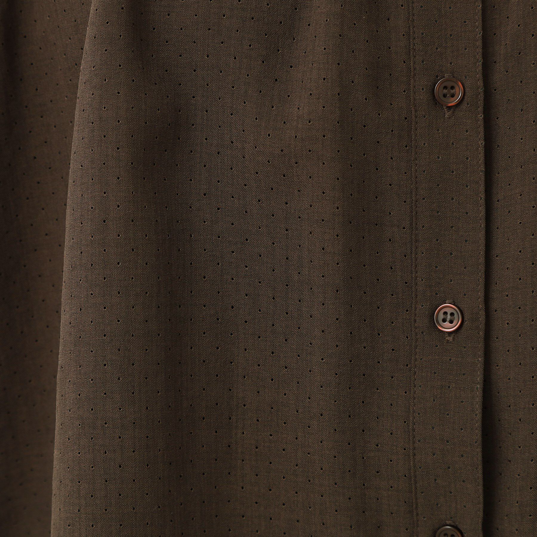 Reflect「【体型カバー／ゆったり着られる◎】バンドカラー七分袖ブラウス」|シャツ・ブラウス|