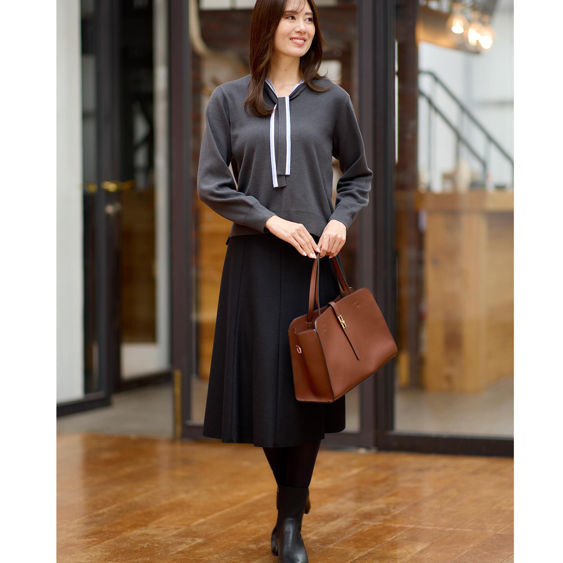 Reflect「【選べる5色◎】フレアフリュイドスカート」|スカート|