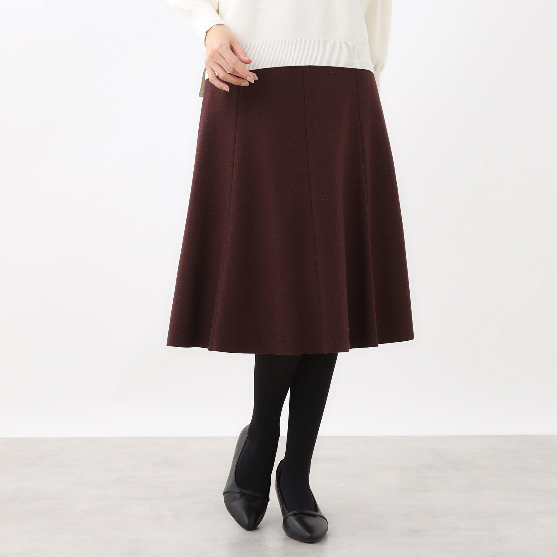 Reflect「【選べる5色◎】フレアフリュイドスカート」|スカート|