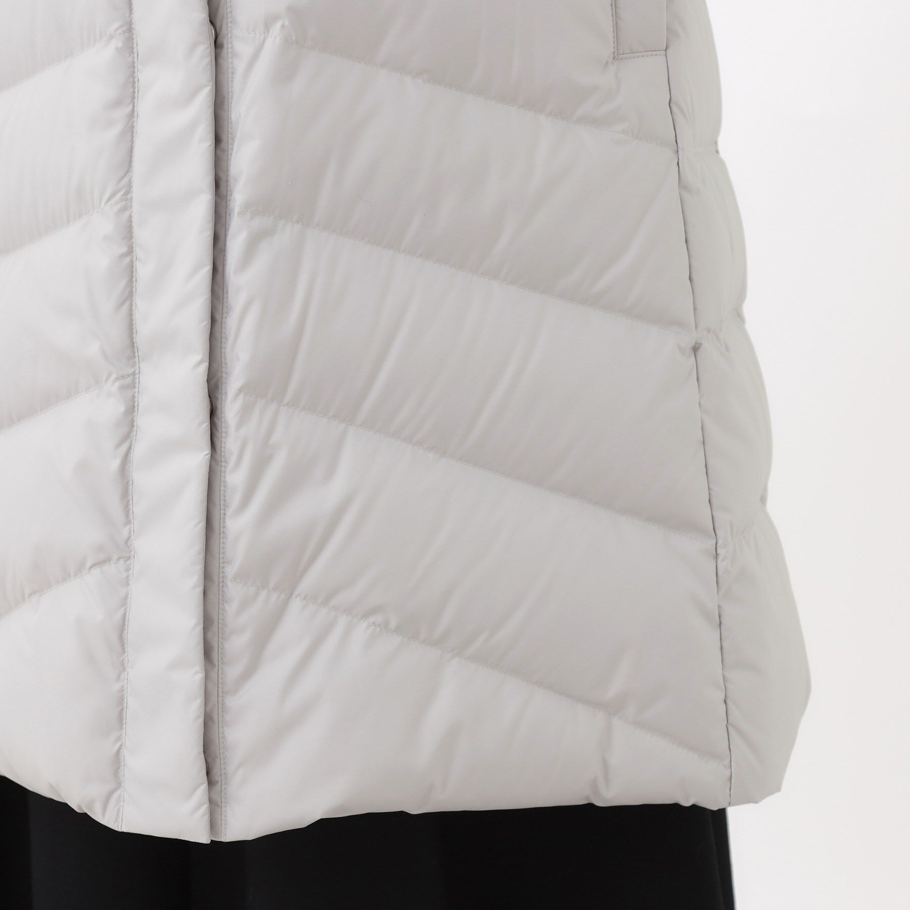 Reflect「【定番人気／ウエスト調整可】フーデッドロングダウンコート」|ダウン|