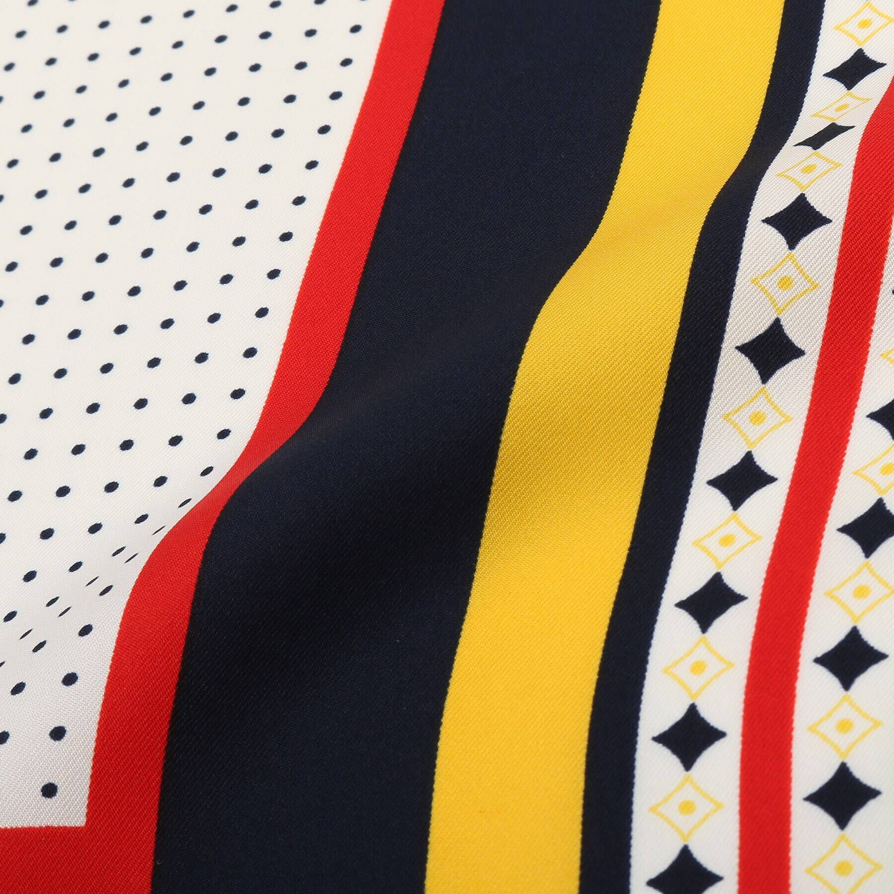 DRESSTERIOR「ドットスクエアシルクスカーフ」|バンダナ・スカーフ|