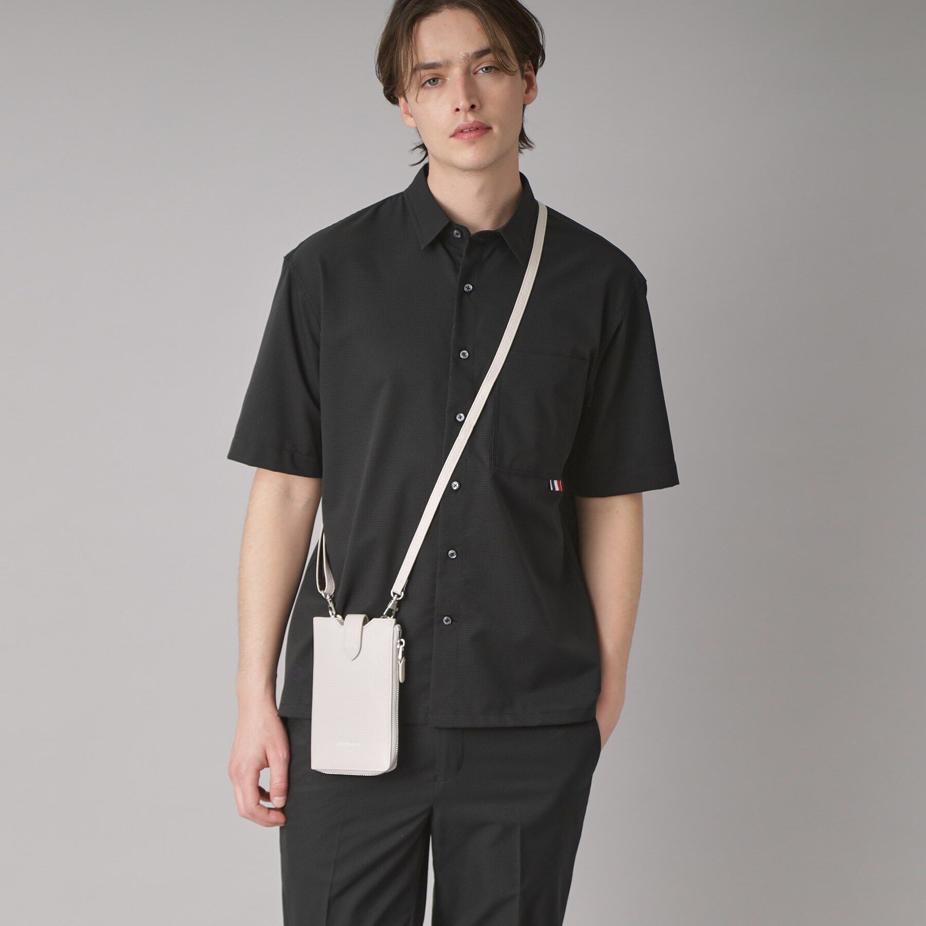 DRESSTERIOR「【セットアップ可/撥水性/UVカット/Safari5月号掲載】COOL DOTS ショートスリーブシ」|シャツ・ブラウス|