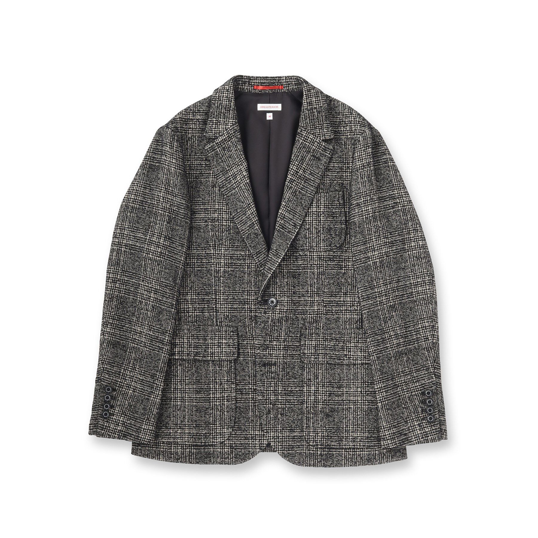 DRESSTERIOR「【セットアップ可】ループグレンチェック リラックスジャケット」|テーラードジャケット|