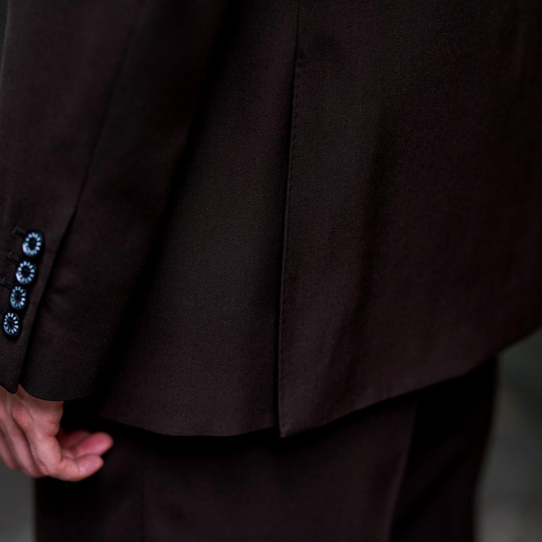 DRESSTERIOR「【セットアップ可】ブラウンツイル ダブルジャケット」|テーラードジャケット|