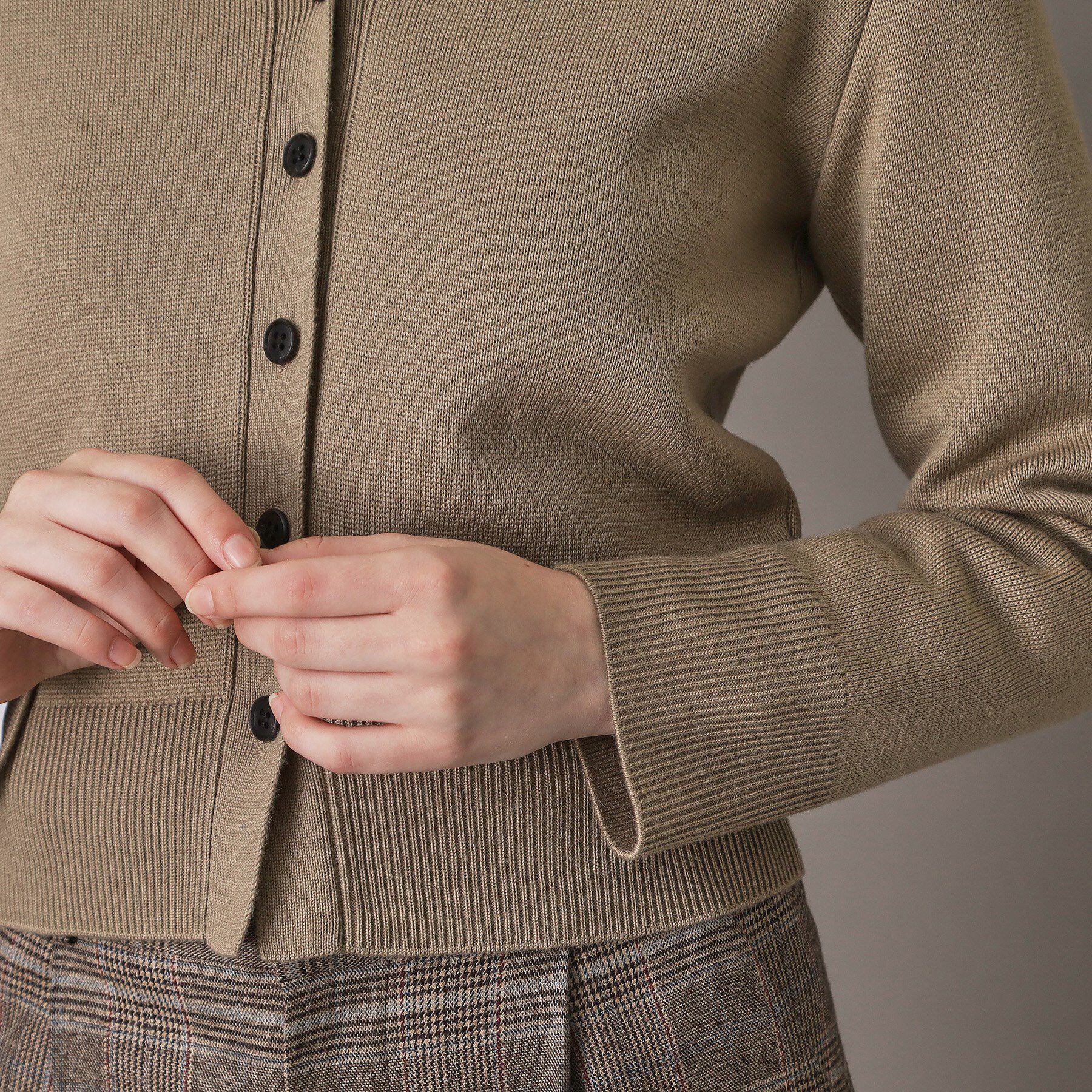 DRESSTERIOR「ミラノリブカーディガン」|カーディガン|