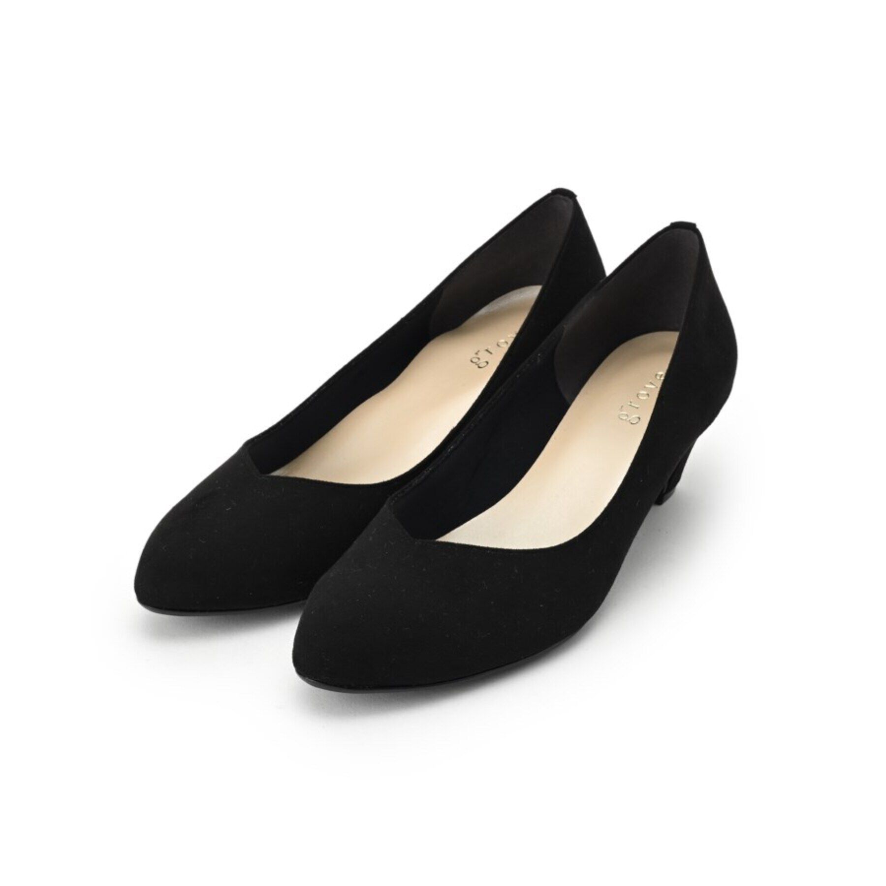 grove「【ふわっと心地よい足入れ】やわここち(R)Vカットパンプス」|パンプス|