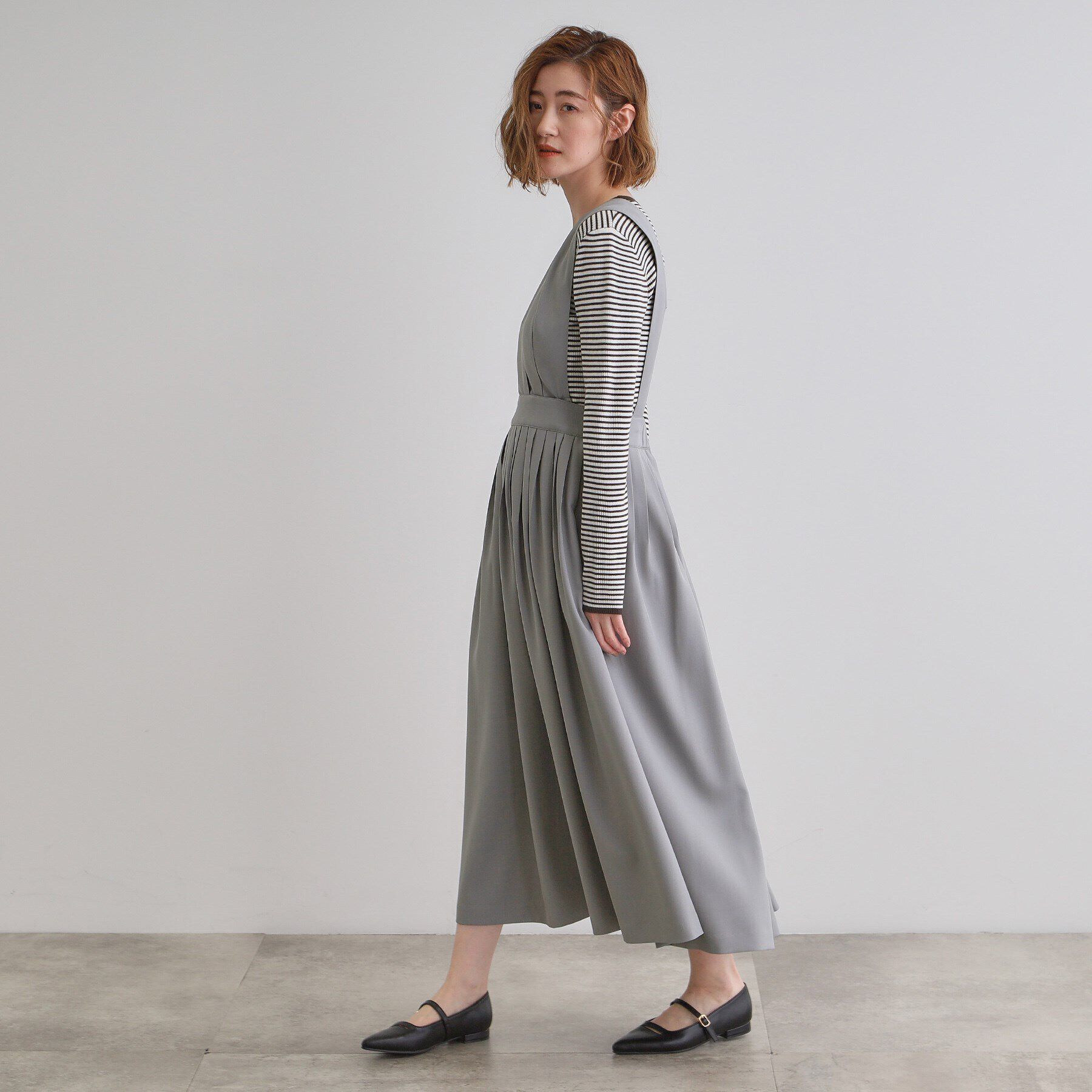 grove「2WAYクラシカルジャンパードレス」|ワンピース|