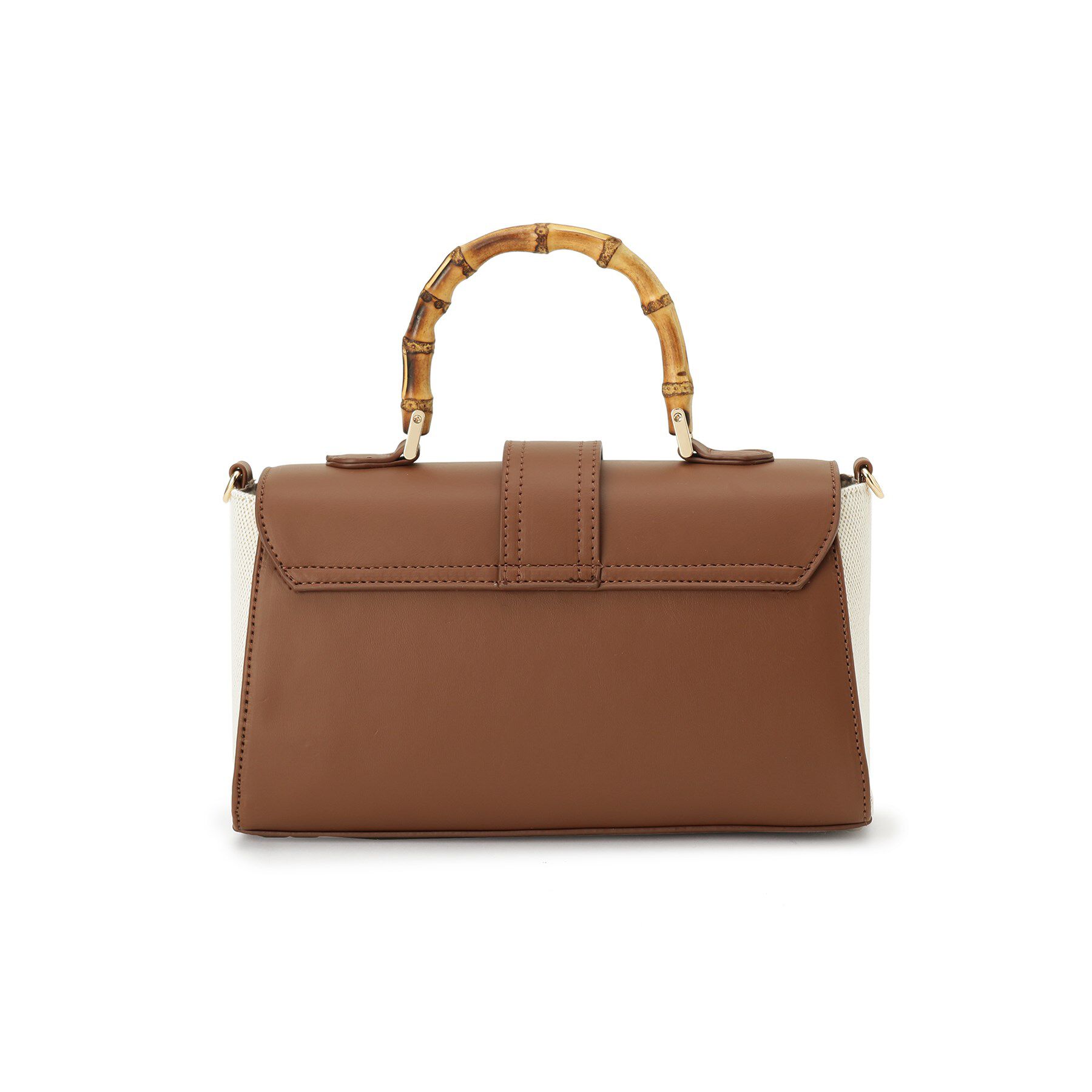 grove「【雑誌掲載】フラップバンブーハンドル2WAYトート」|ハンドバッグ|