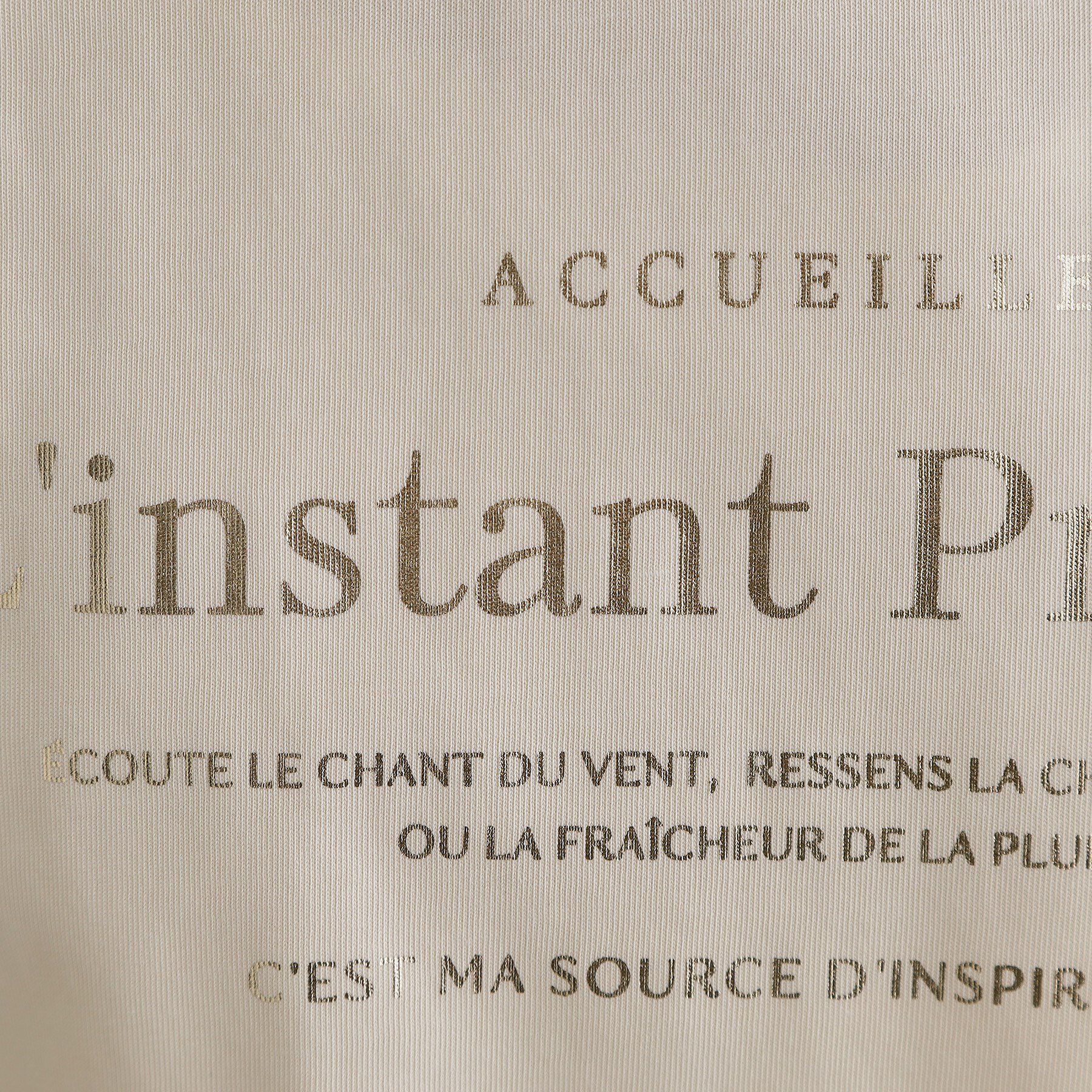 grove「五分袖ロゴプリントTシャツ」|Tシャツ・カットソー|