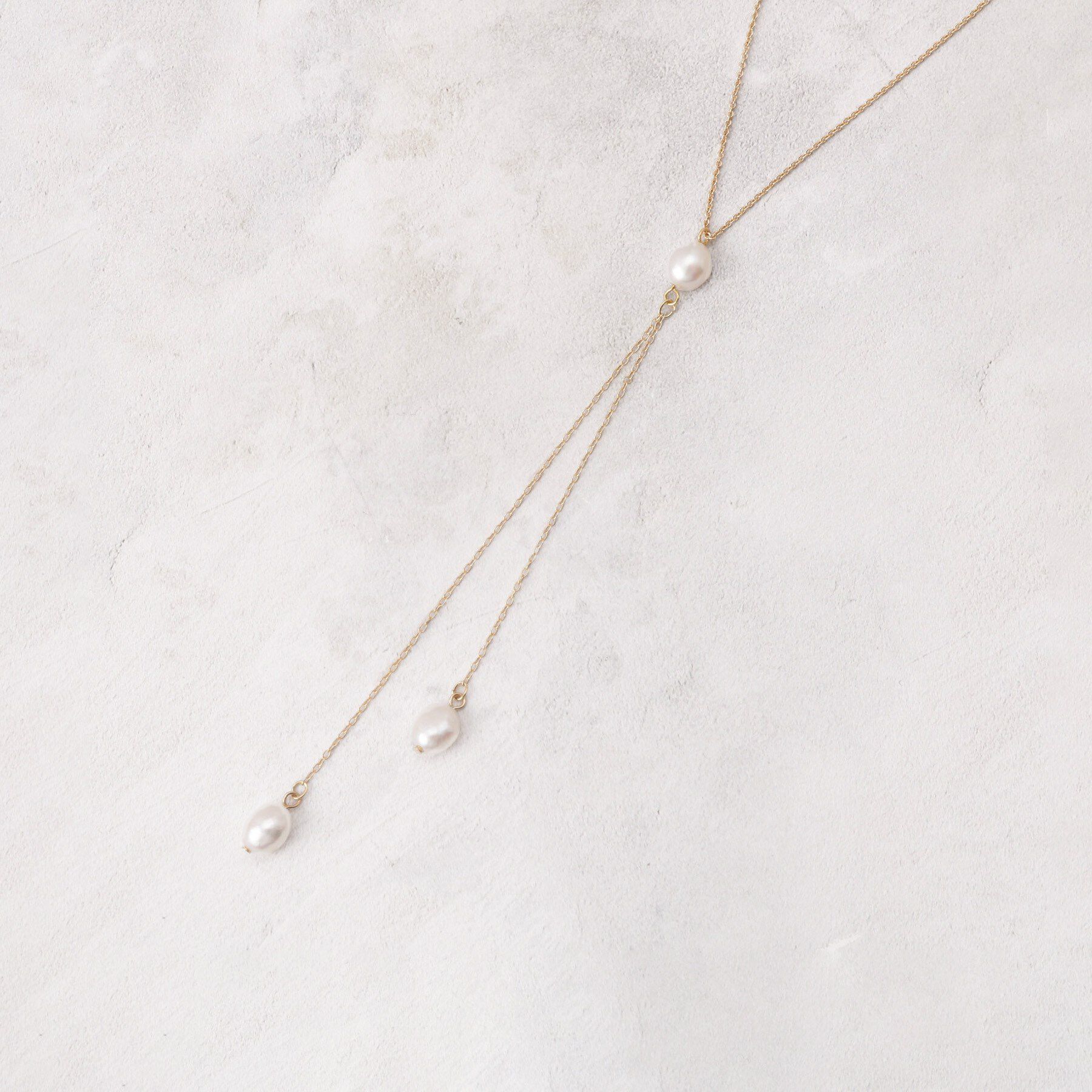 grove「淡水バロックパールY字ネックレス」|ネックレス|