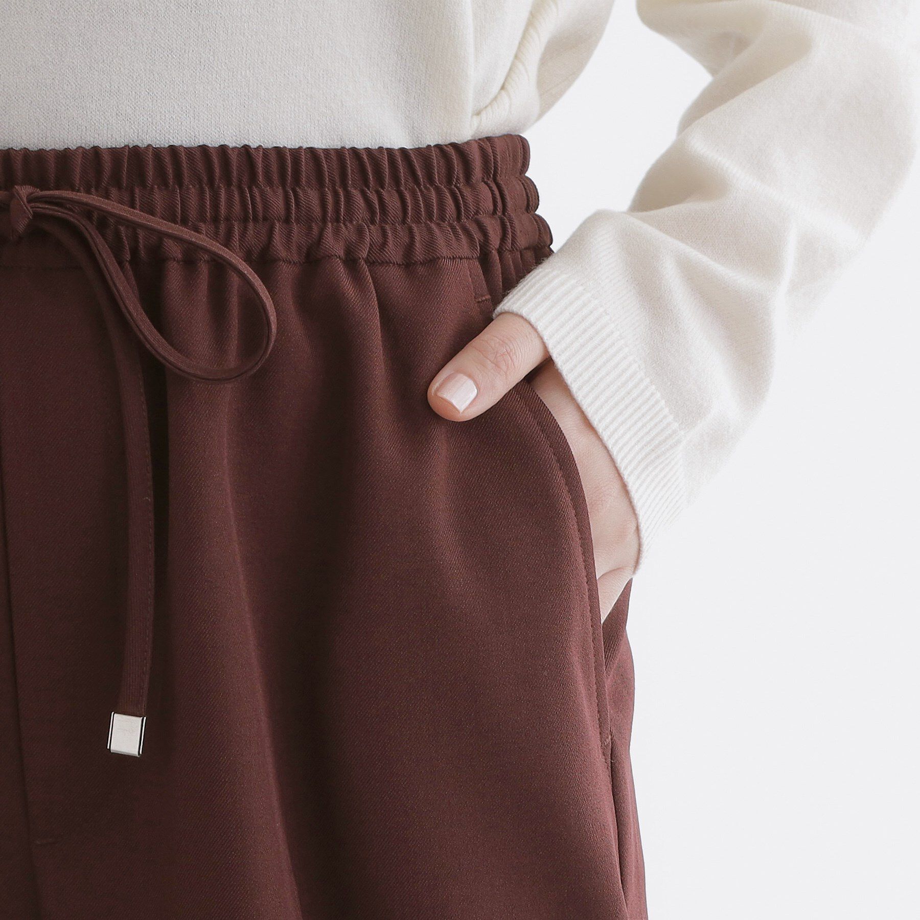 grove「すっきりもリラックスも叶える　ウエストイージー美脚フレアパンツ」|その他|