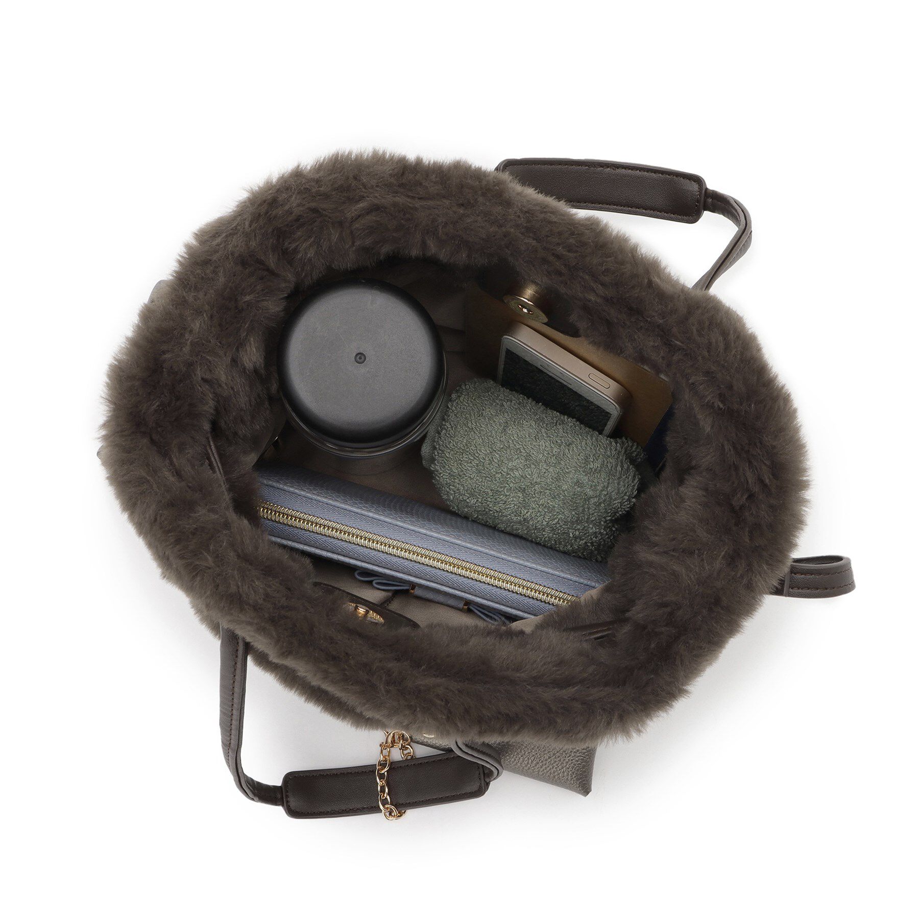 grove「エコファーポーチ付き2WAYショルダー」|ショルダー・メッセンジャー|