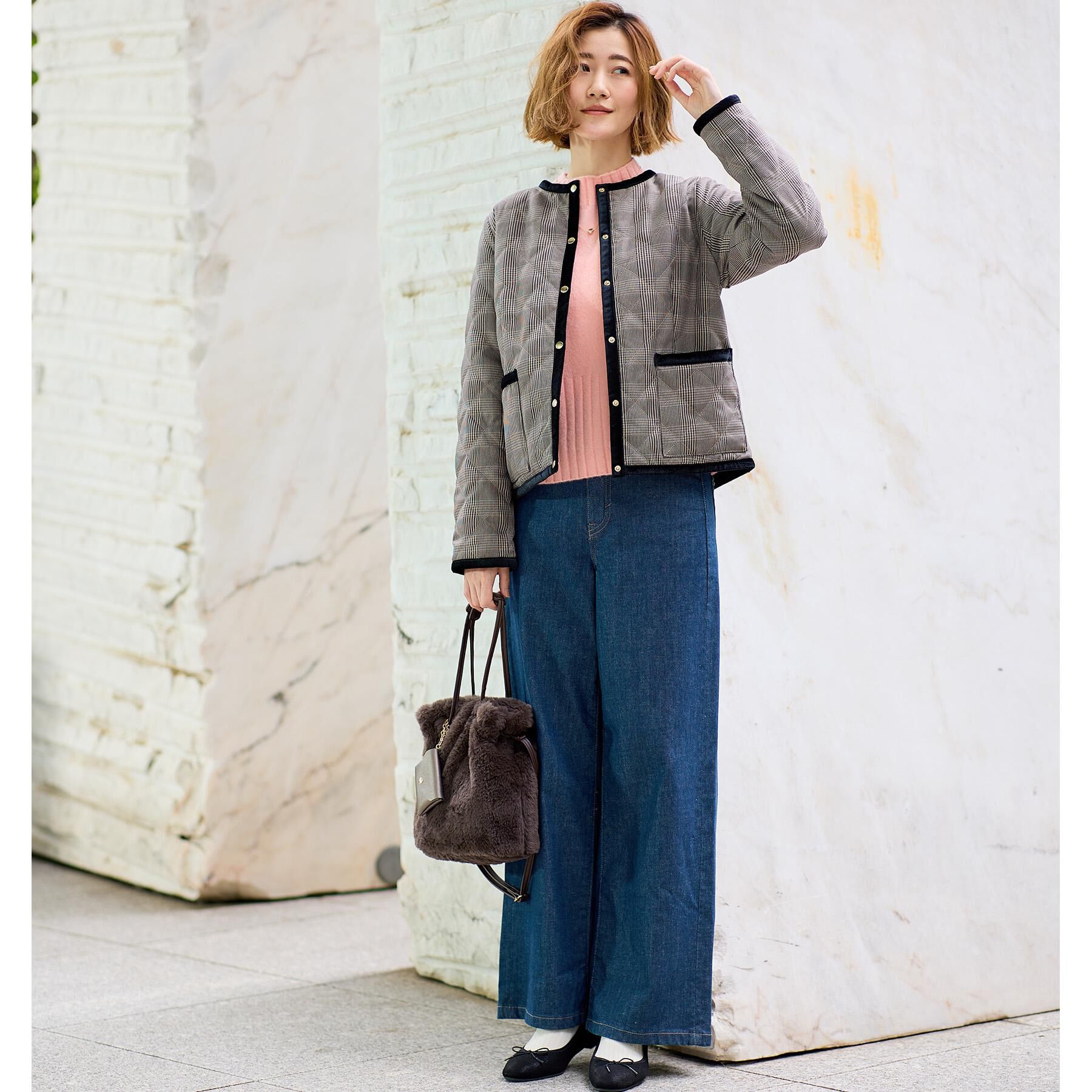 grove「エコファーポーチ付き2WAYショルダー」|ショルダー・メッセンジャー|