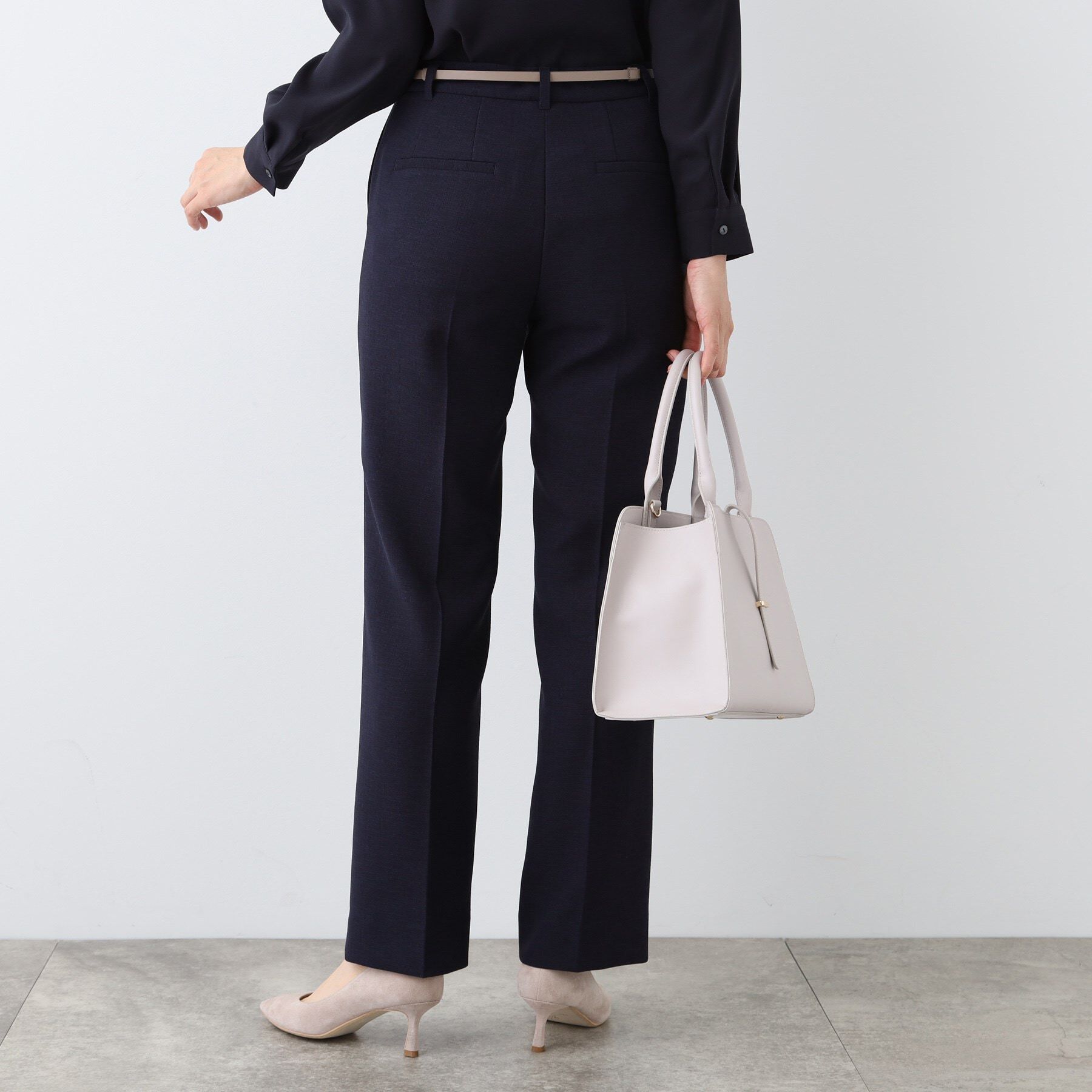 INDIVI「【洗える／スーツ】ストレートラインパンツ」|スーツ|