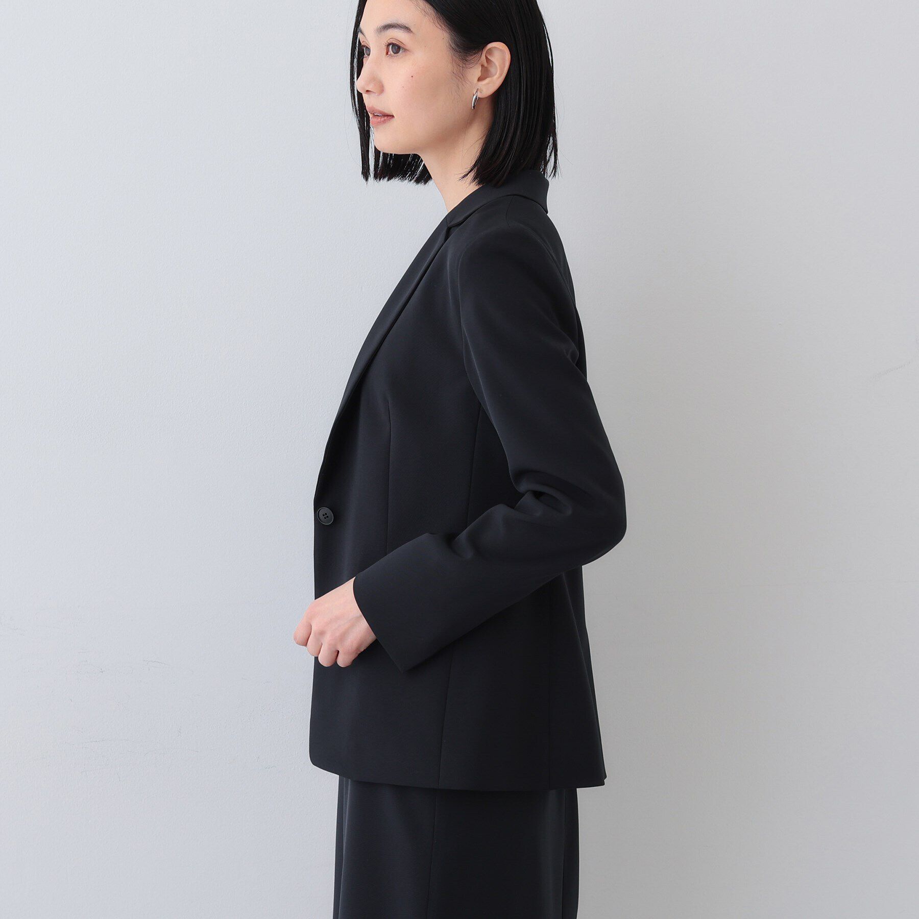 INDIVI「【洗える／UVケア／スーツ】ストレッチテーラードカラージャケット」|スーツ|