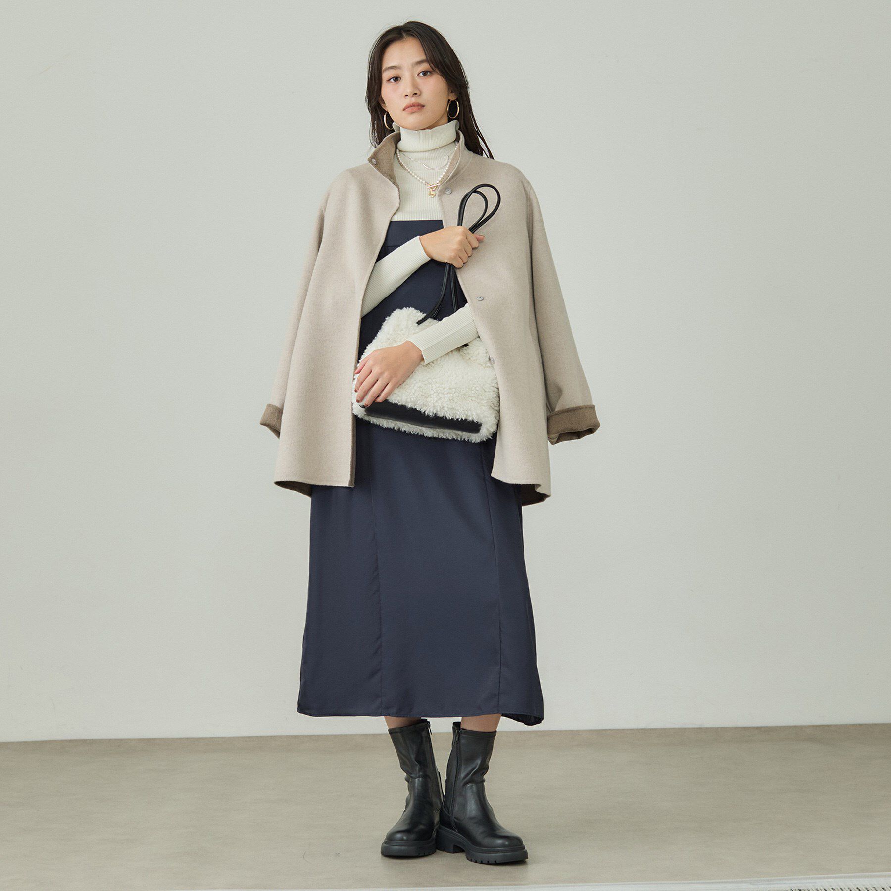 INDIVI「【洗える／UVケア】スリップワンピース」|ワンピース|