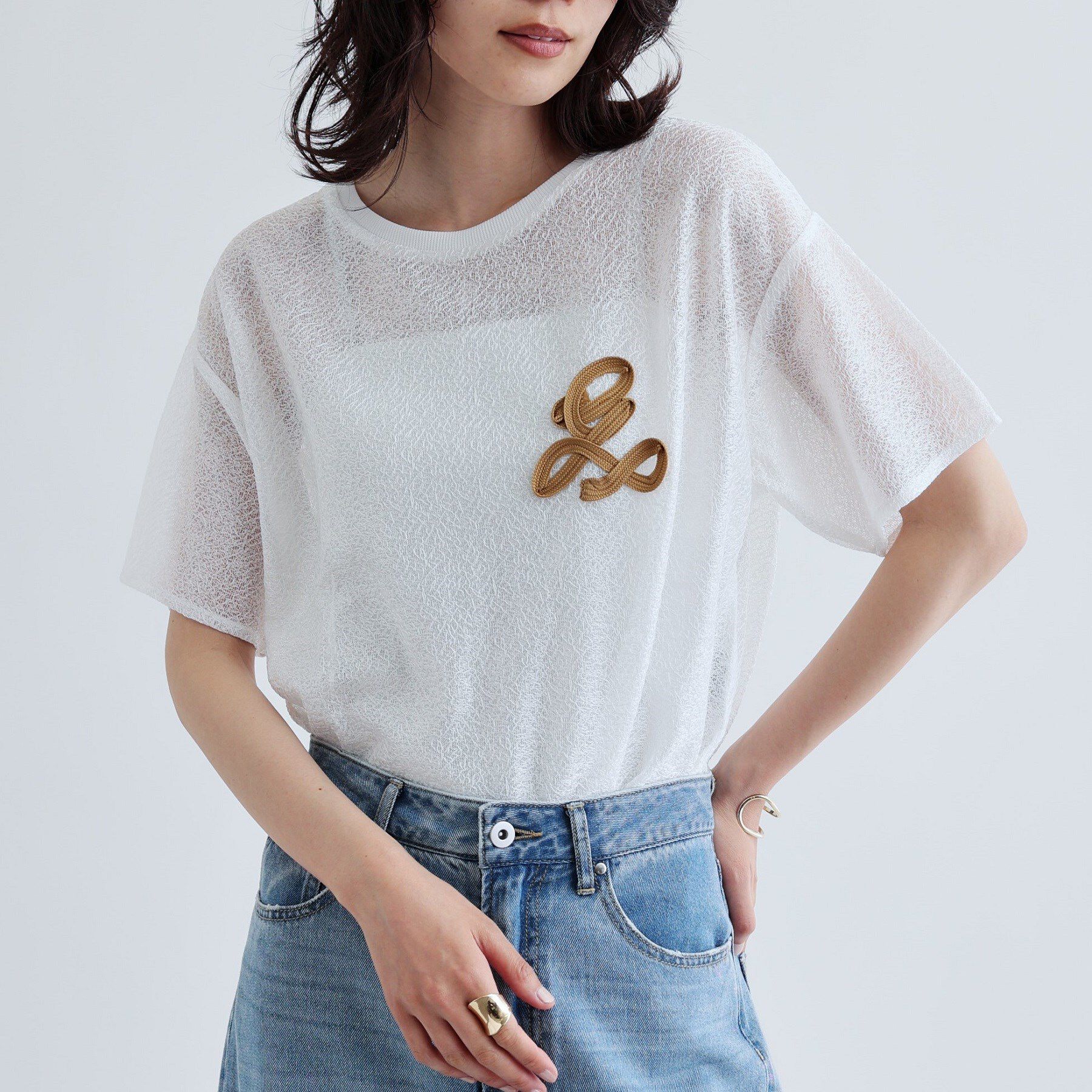 GALLEST「メッシュロゴTシャツ」|Tシャツ・カットソー|