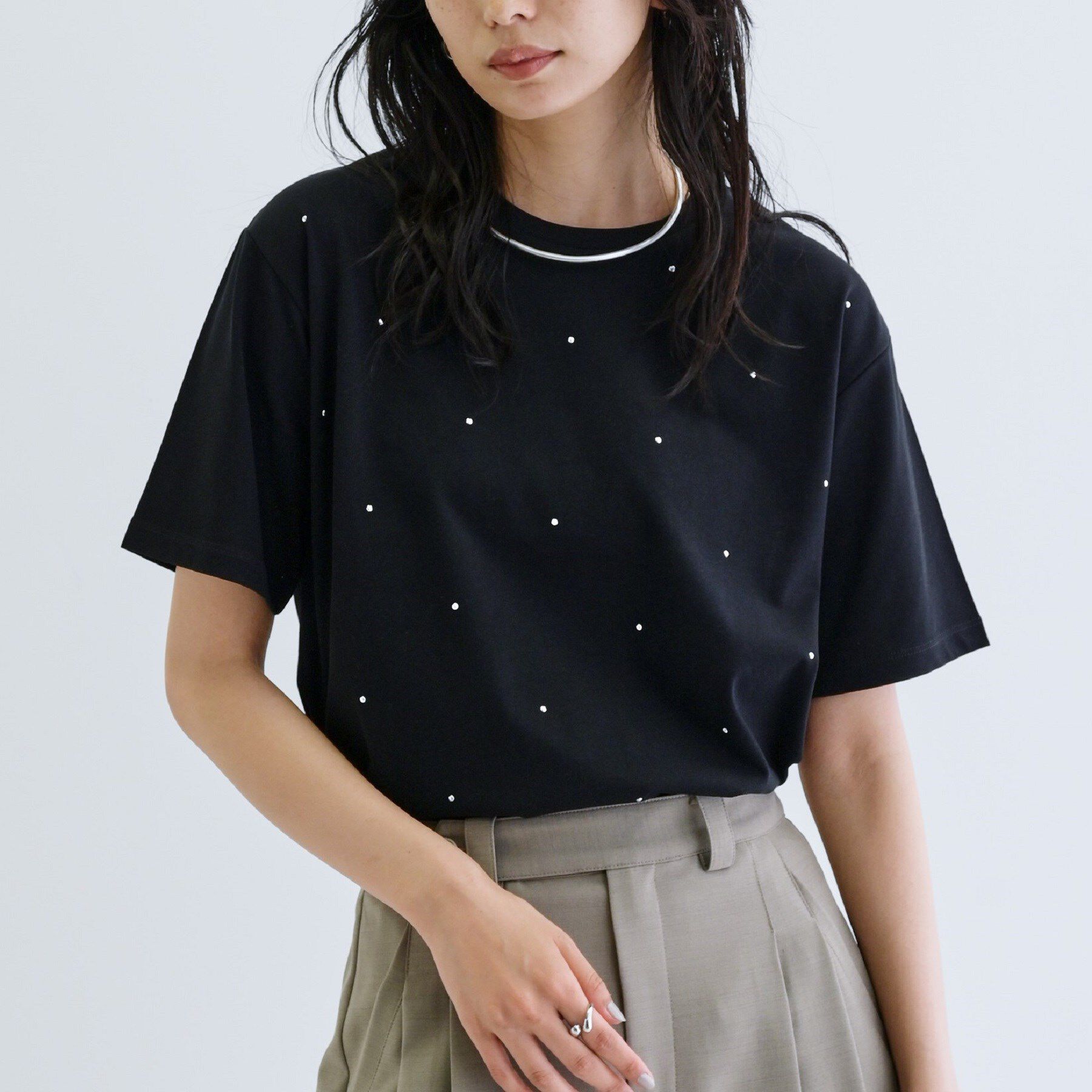 GALLEST「ドットスタッズTシャツ」|Tシャツ・カットソー|