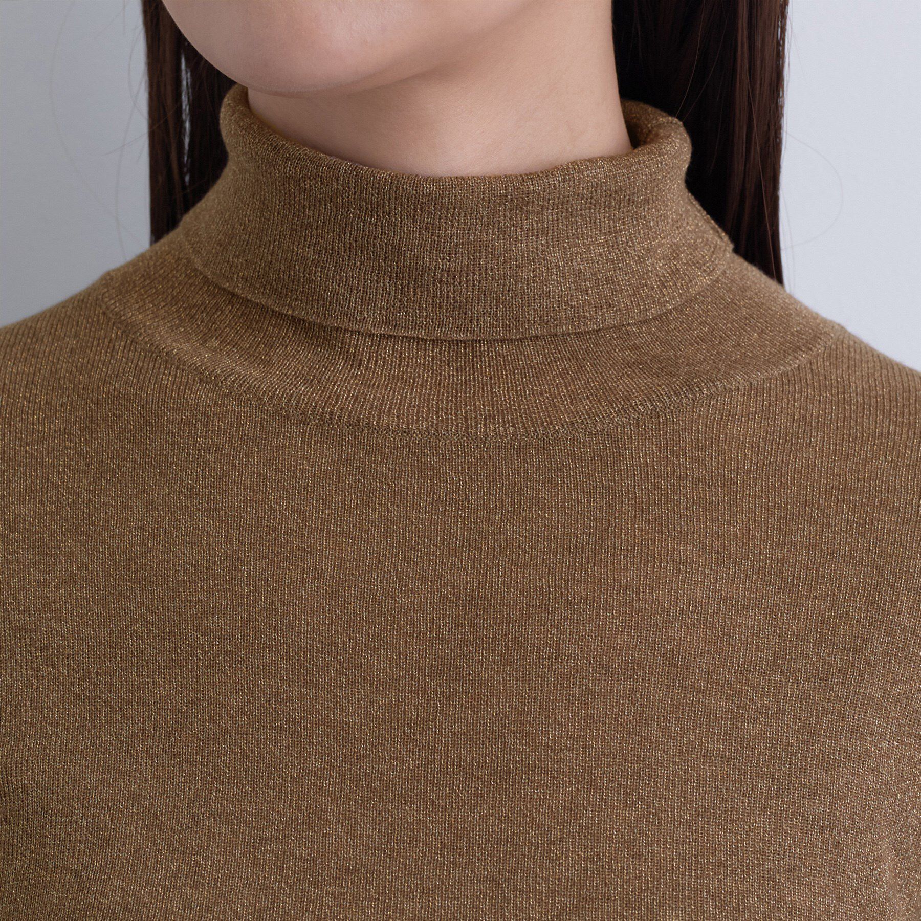 INDIVI「【洗える／薄手／ラメ】シアーラメニット」|ニット・セーター|