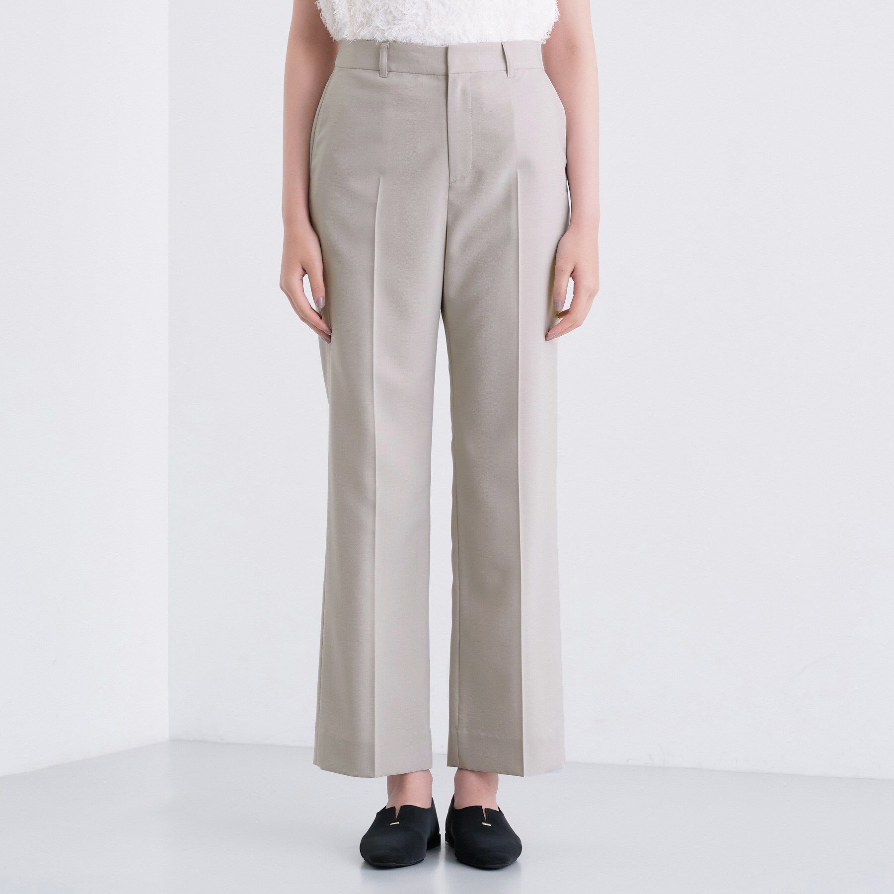 INDIVI「【UVケア】ライトスリムストレートパンツ」|その他|