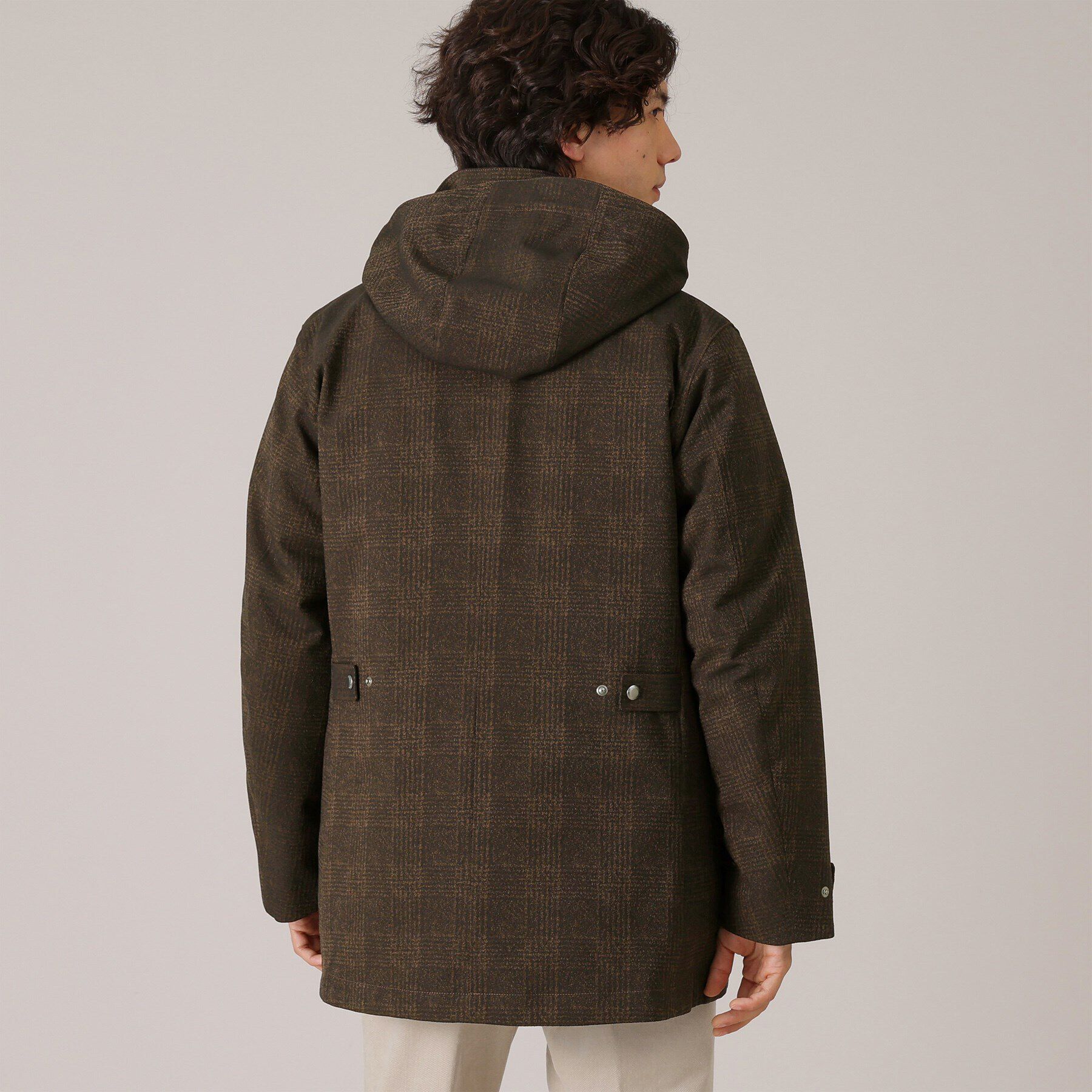 TAKEO KIKUCHI「【3WAY】ジャカード グレンチェック ダウンライナー ブルゾン」|ブルゾン・スタジャン|