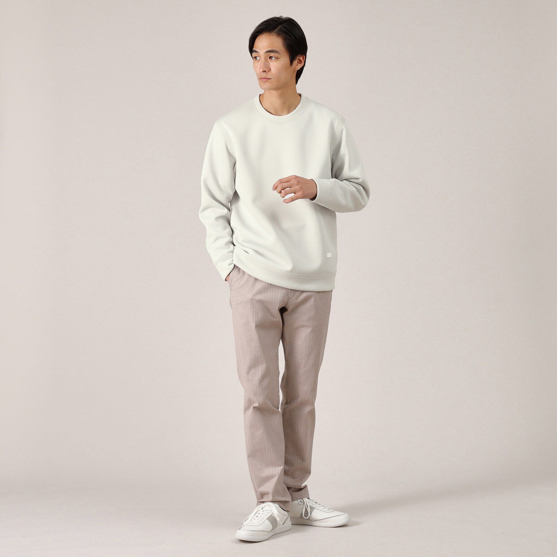 TAKEO KIKUCHI「ハニカムダンボール スウェット プルオーバー」|パーカー|