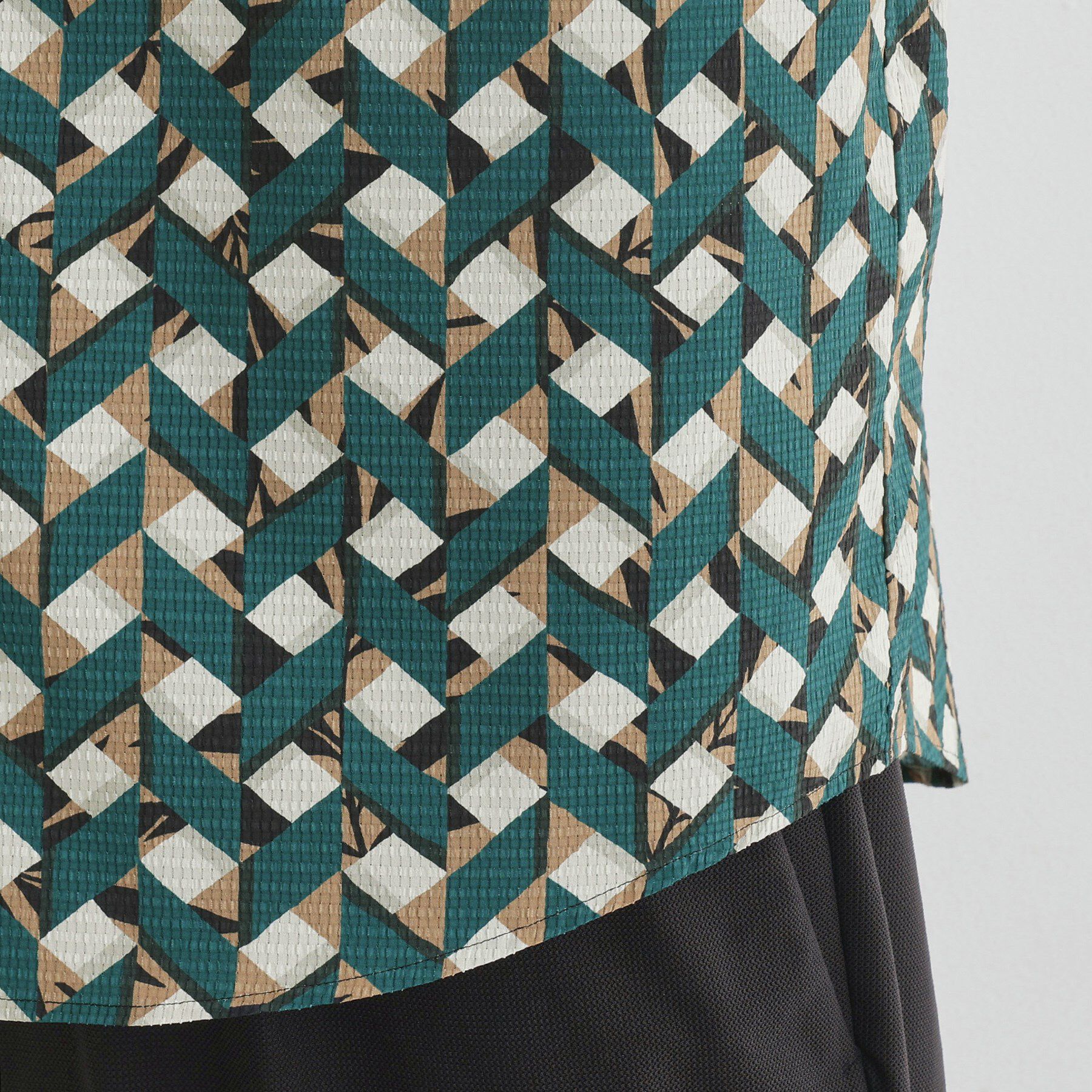 TAKEO KIKUCHI「【COOL CITY WEAR】籠目アート柄 サッカーシャツ /通気性」|シャツ・ブラウス|