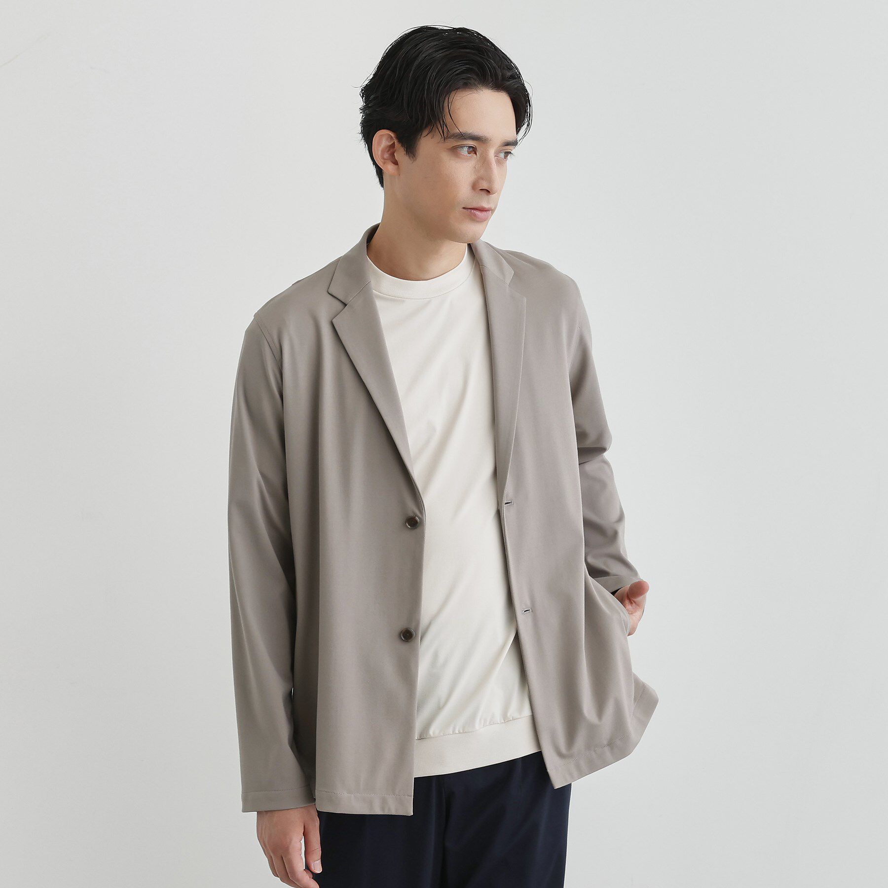 TAKEO KIKUCHI「リラックス カーディガン ジャケット」|カーディガン|