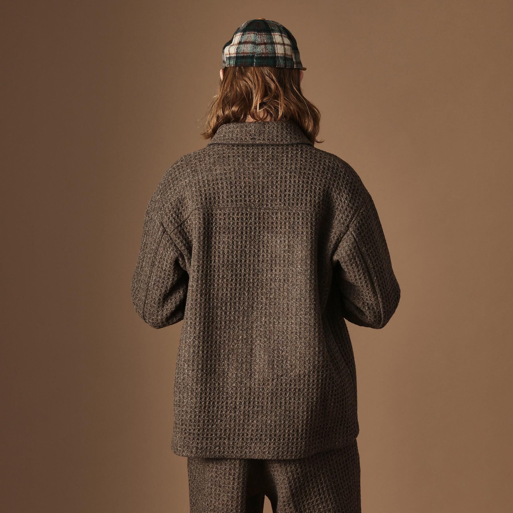 40CARATS&525「ウールワッフルオーバーシャツ」|シャツ・ブラウス|