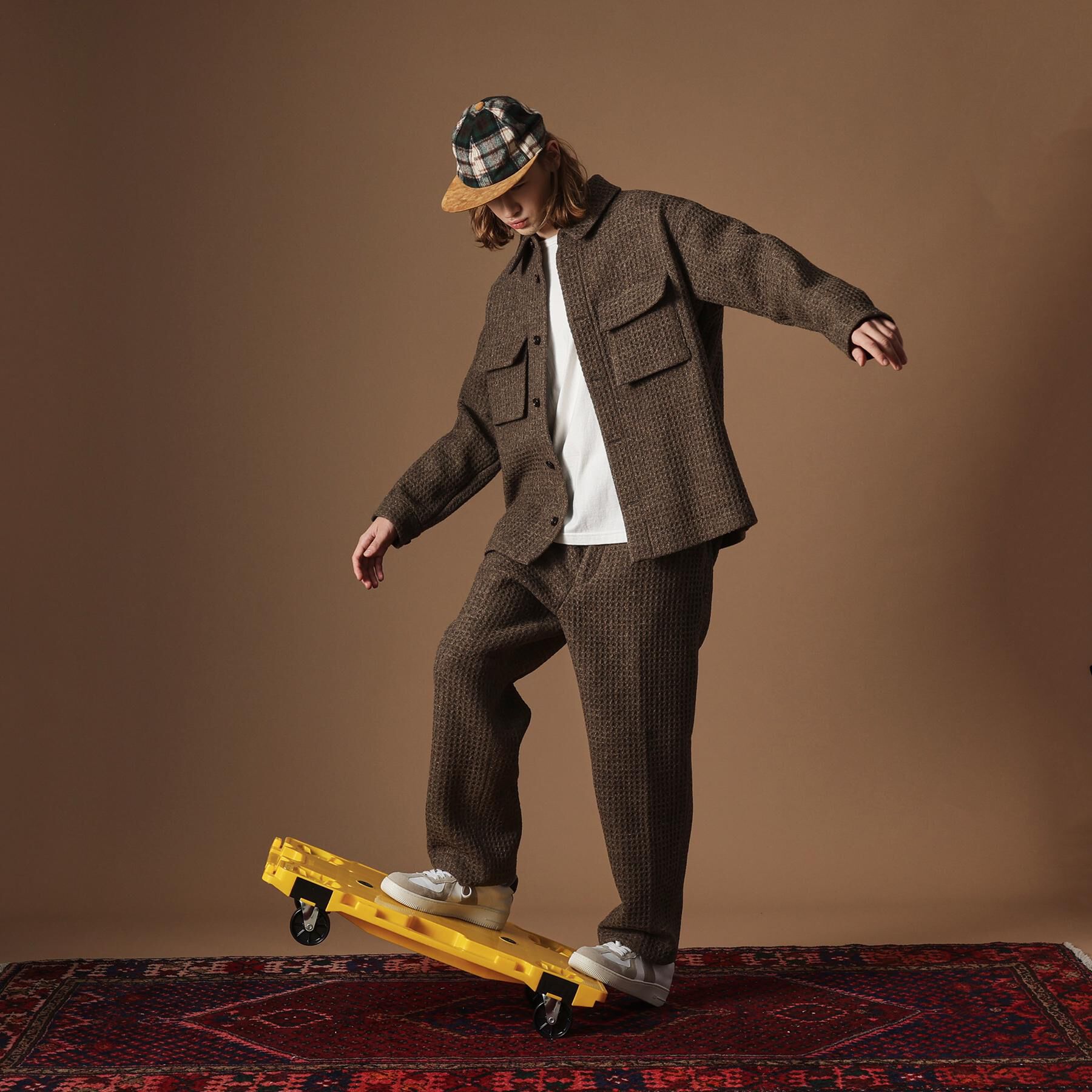 40CARATS&525「ウールワッフルオーバーシャツ」|シャツ・ブラウス|