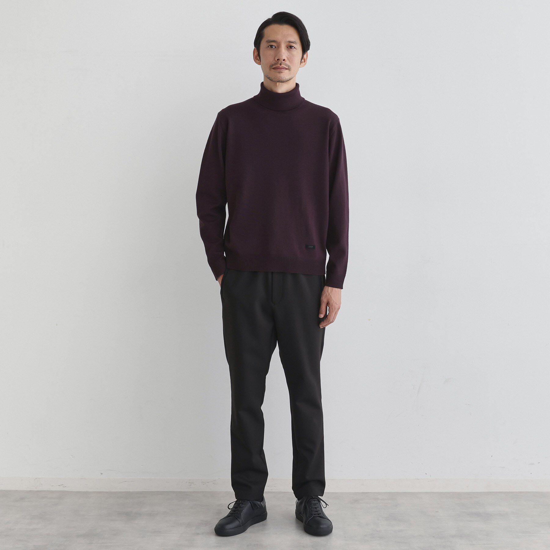 TAKEO KIKUCHI「アンチピリング タートルネック ニット」|ニット・セーター|
