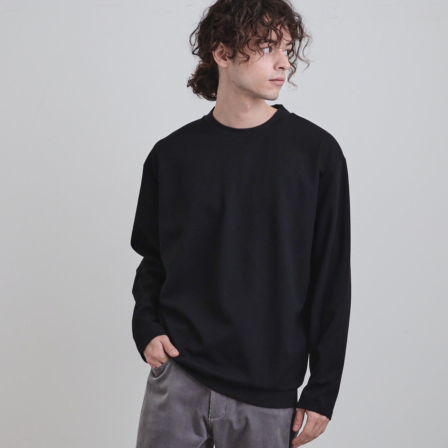 tk.TAKEO KIKUCHI「スマートカットソー」|Tシャツ・カットソー|ブラック(019)