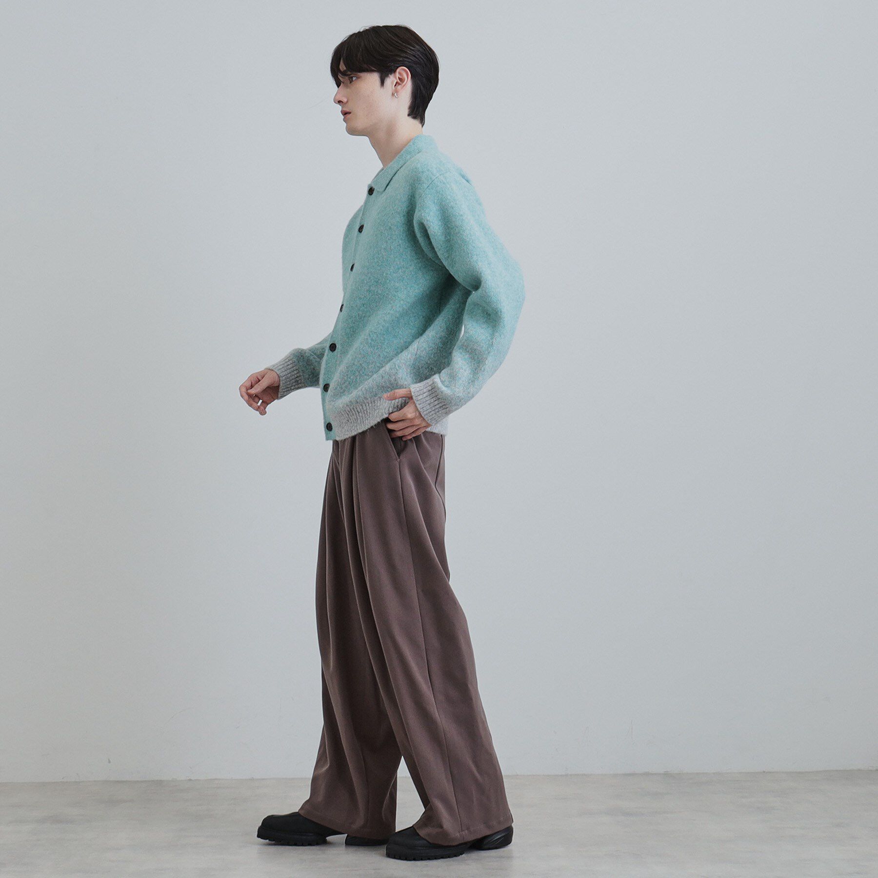 tk.TAKEO KIKUCHI「ミスティーシャギーカーディガン」|カーディガン|