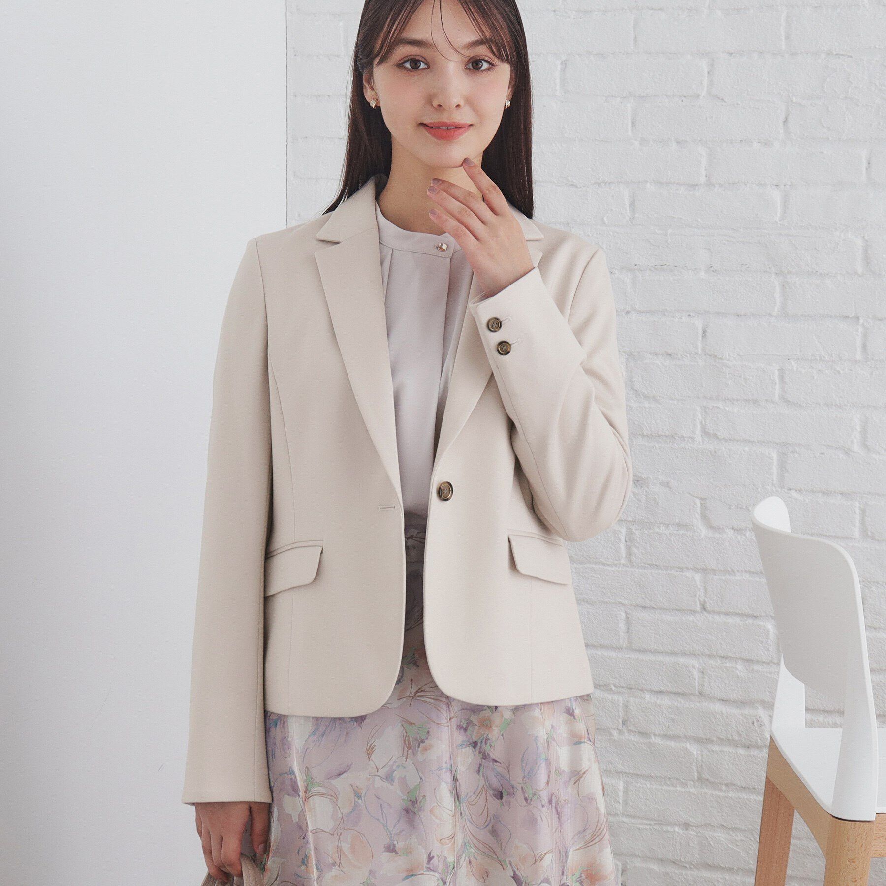 index「《5色展開/XS-LLサイズ》ストレッチテーラードジャケット/セットアップ対応【イージーアイロン】」|テーラードジャケット|