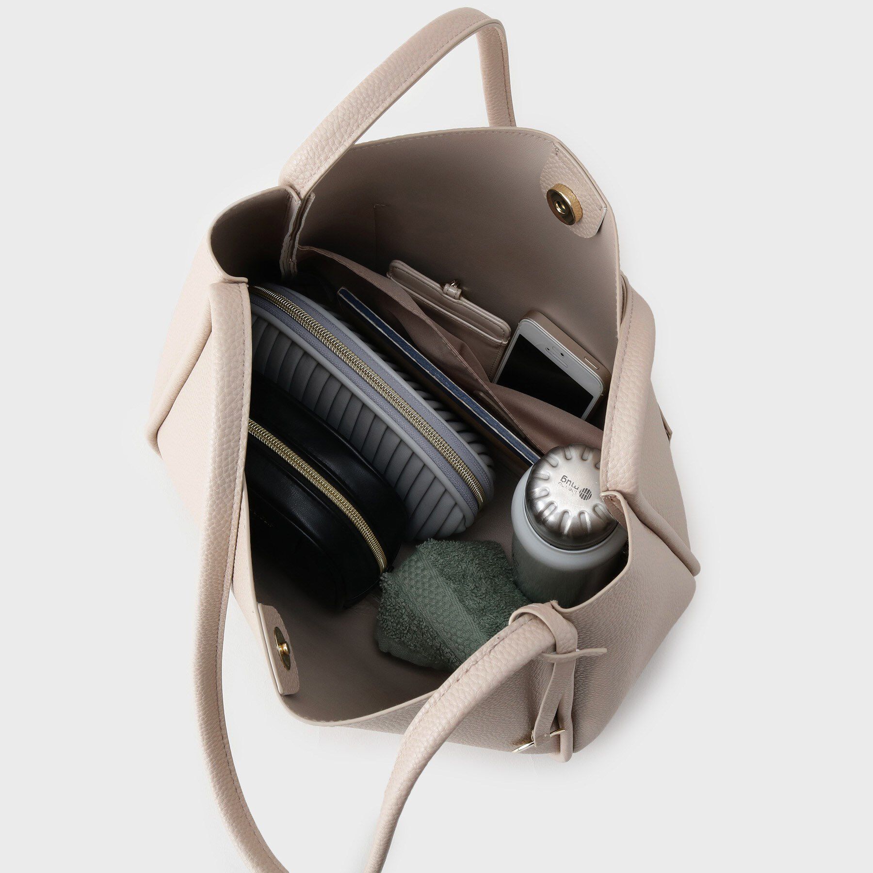 index「【A4サイズ収納可能】コインチャーム付きトートバッグ」|トートバッグ|