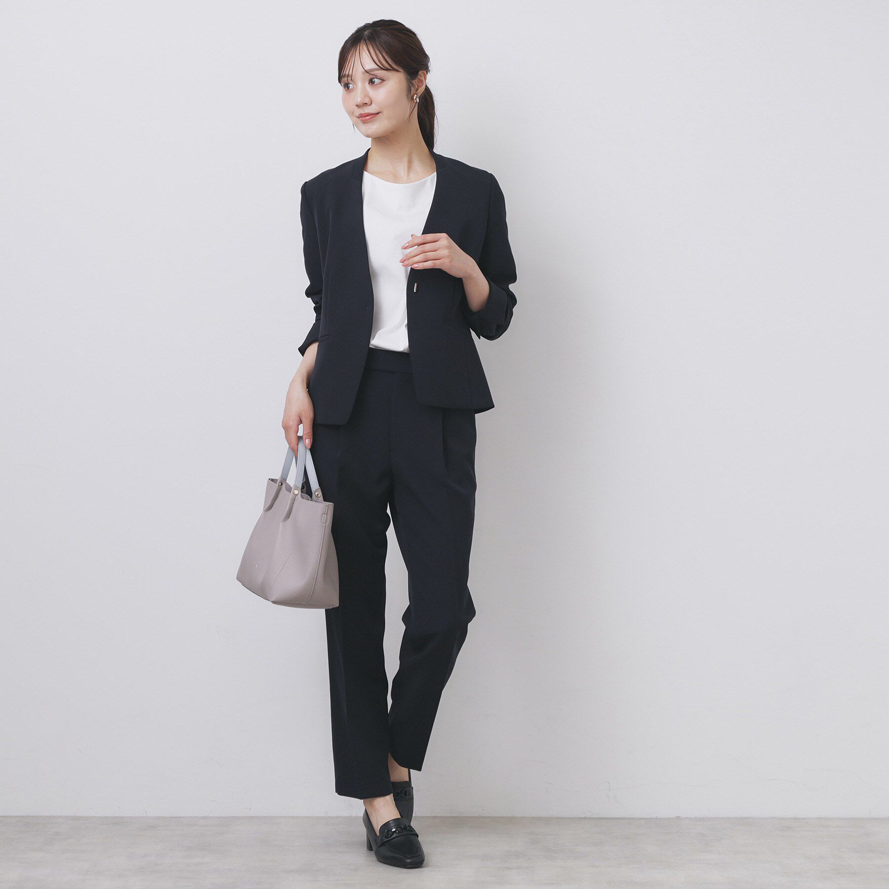 index「ストレッチテーパードパンツ/セットアップ対応【洗濯機洗い可/イージーアイロン/防シワ】」|その他|