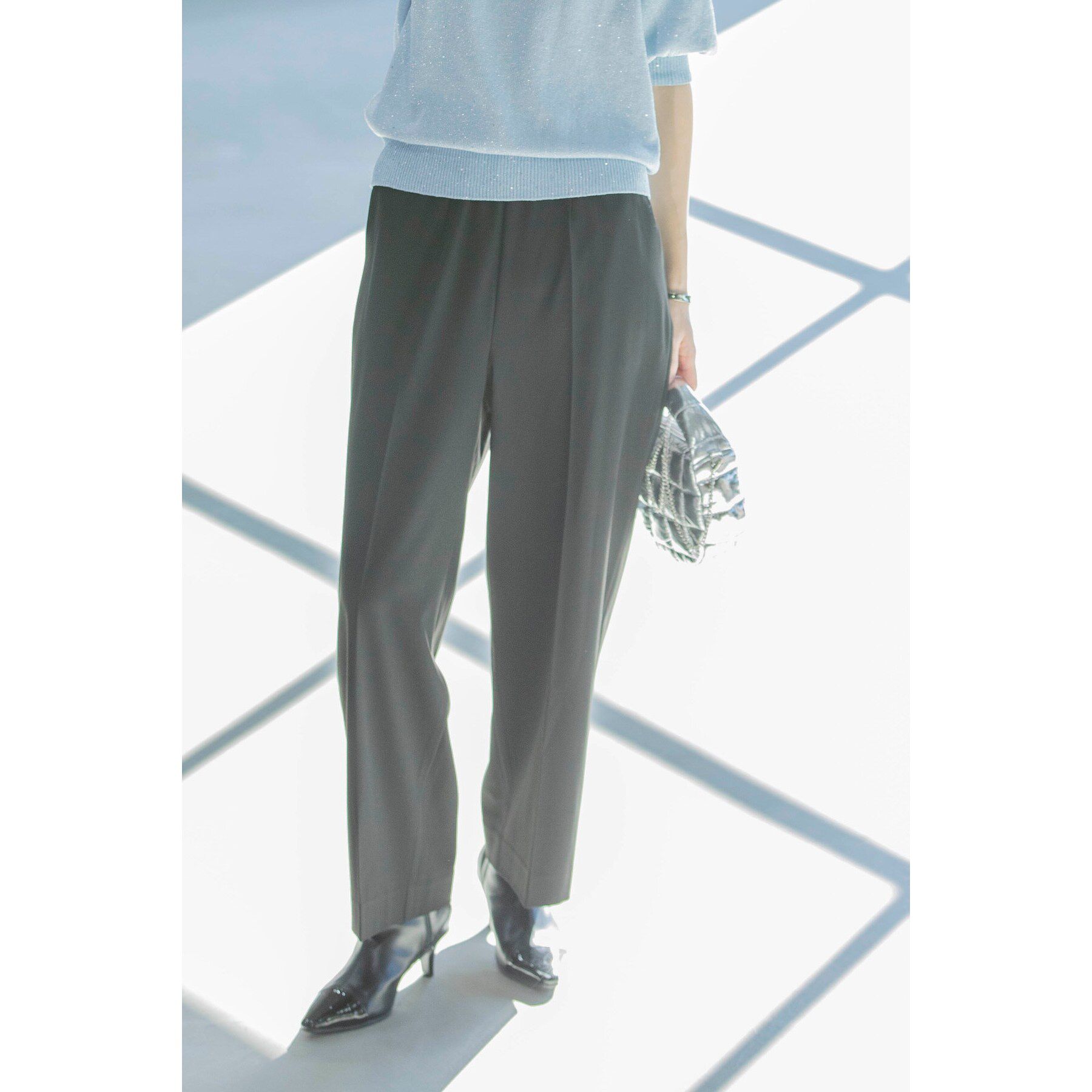 OPAQUE.CLIP「【2WAY】スクエアキルティングシャイニーミニショルダーバッグ」|ショルダー・メッセンジャー|