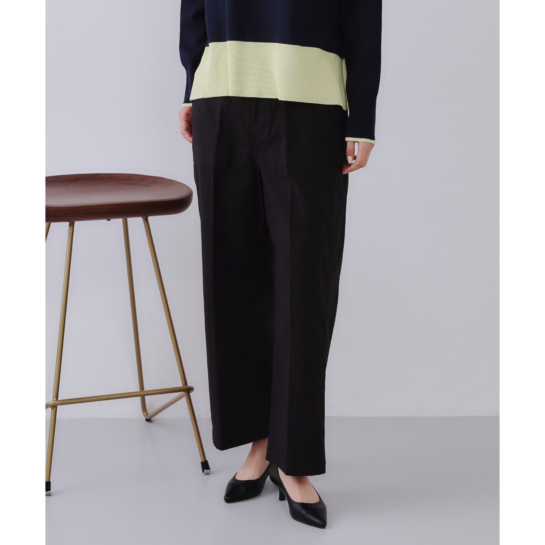 OPAQUE.CLIP「《S-LLサイズ》ストレッチベイカーワイドパンツ【洗濯機洗い可】」|その他|