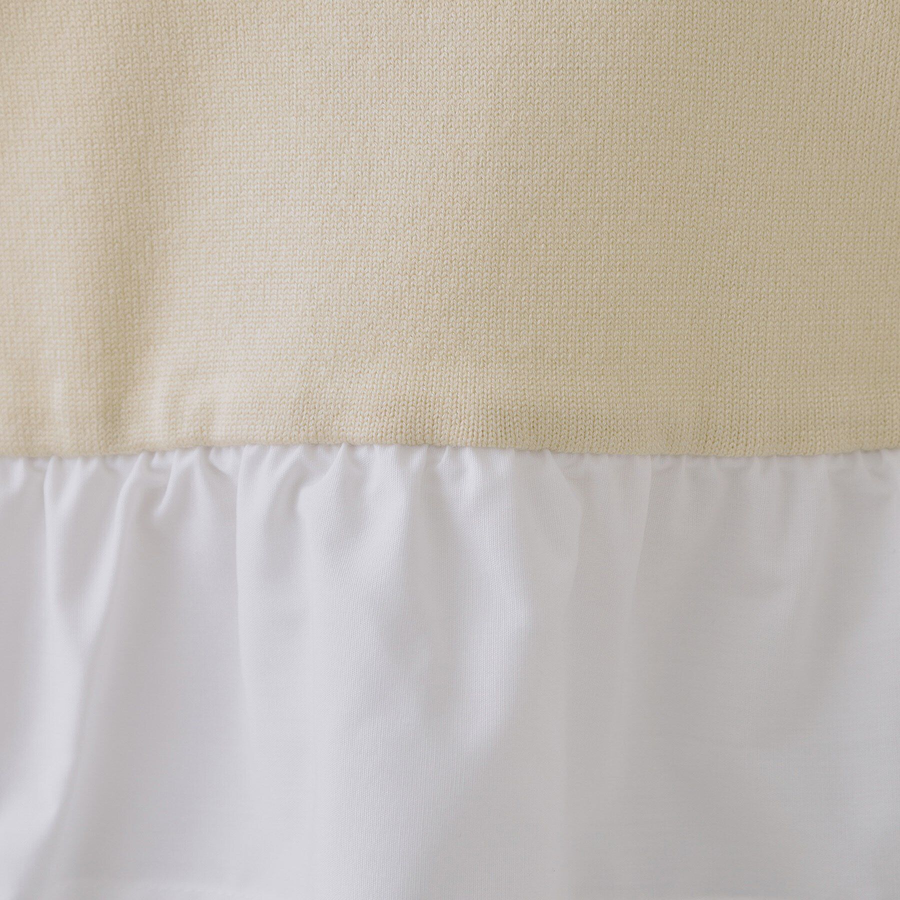 OPAQUE.CLIP「ペプラムドッキングニット【洗濯機洗い可】」|ニット・セーター|