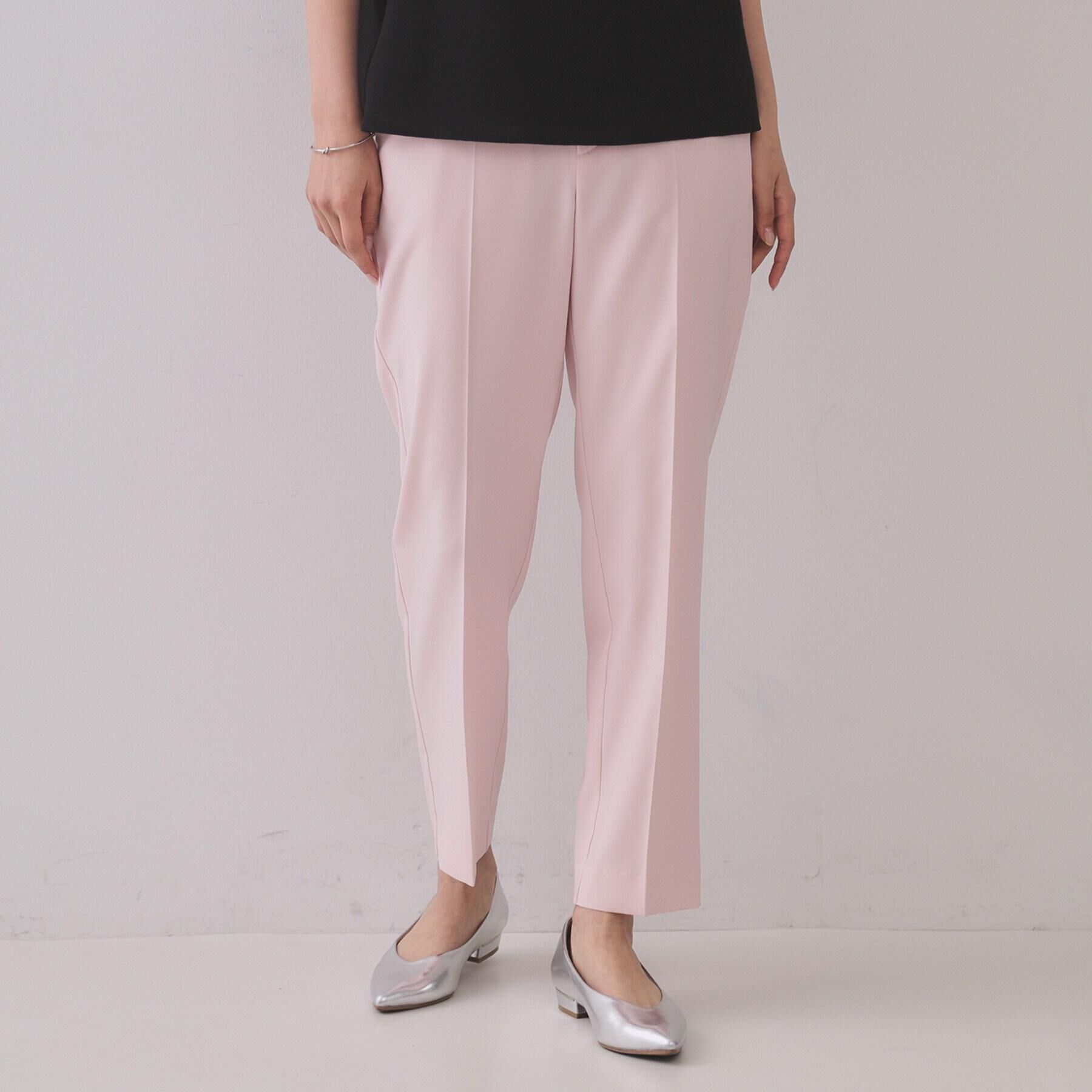 OPAQUE.CLIP「ストレッチリネンライク美脚テーパードパンツ【洗濯機洗い可/吸水速乾】」|その他|