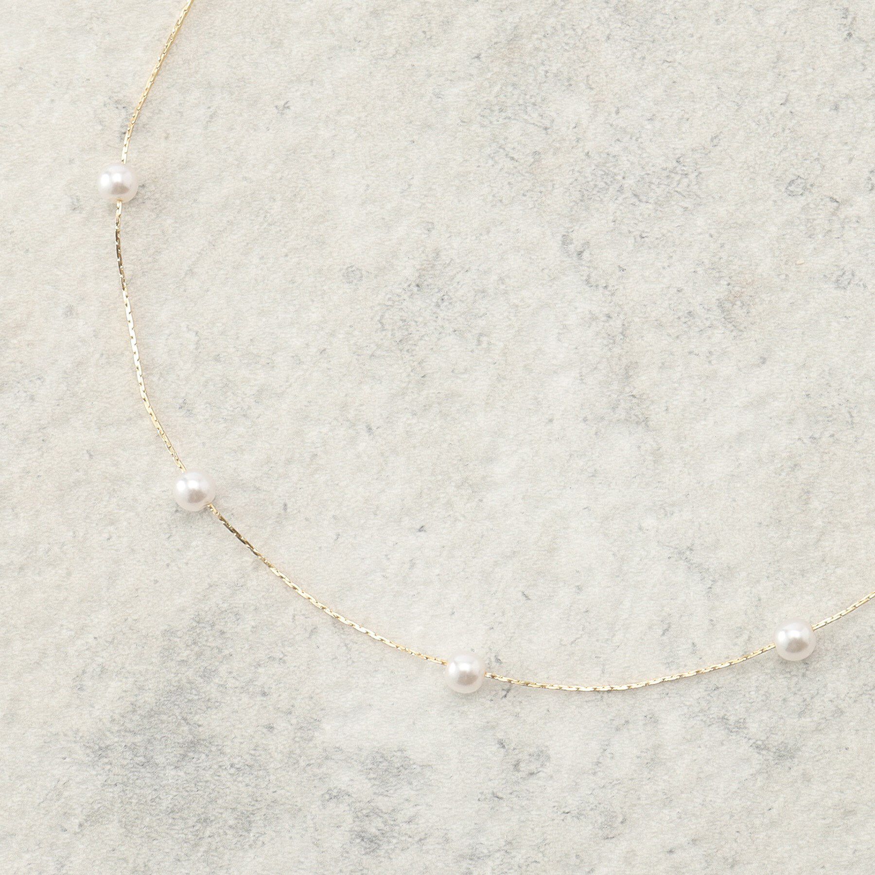 OPAQUE.CLIP「チェーン&times;フェイクパールネックレス」|ネックレス|