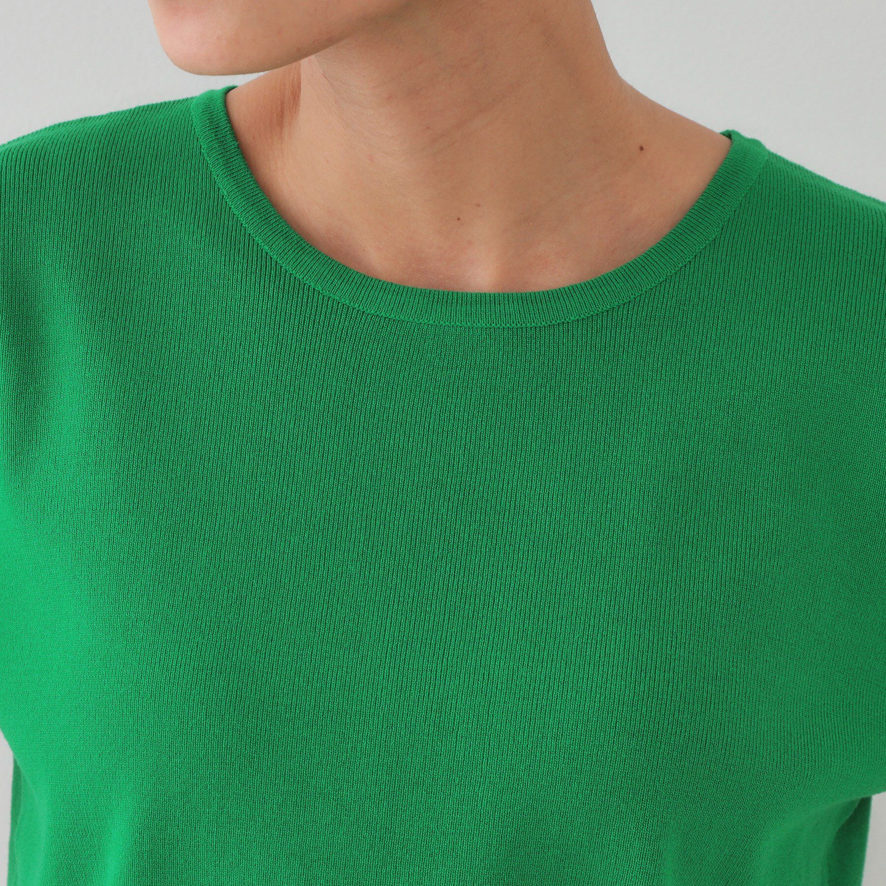 OPAQUE.CLIP「裾スカラップニット【洗濯機洗い可】」|ニット・セーター|