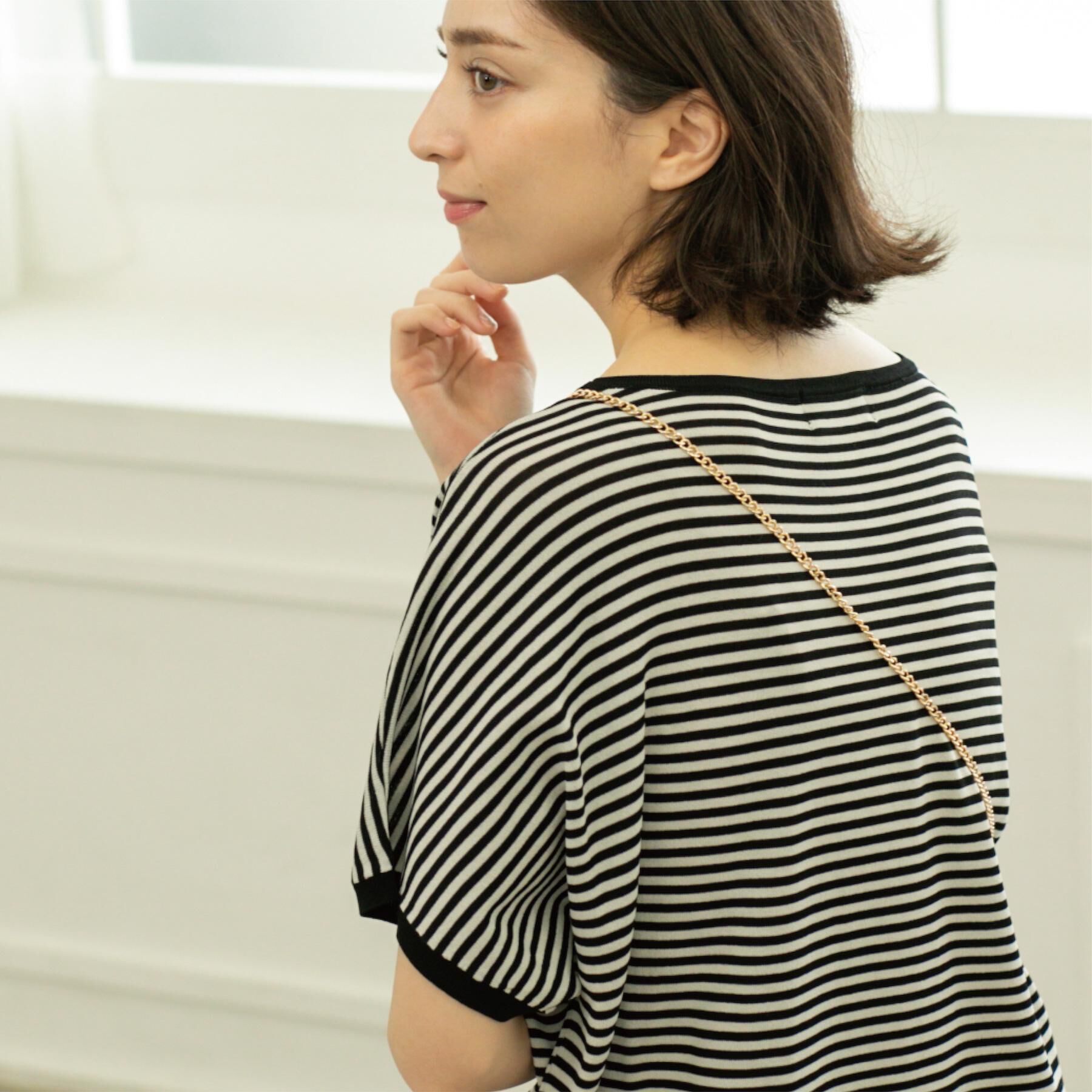 OPAQUE.CLIP「《6色展開/S-LLサイズ》ドルマンスリーブニット【UV/接触冷感/洗濯機洗い可/抗ピル】」|ニット・セーター|