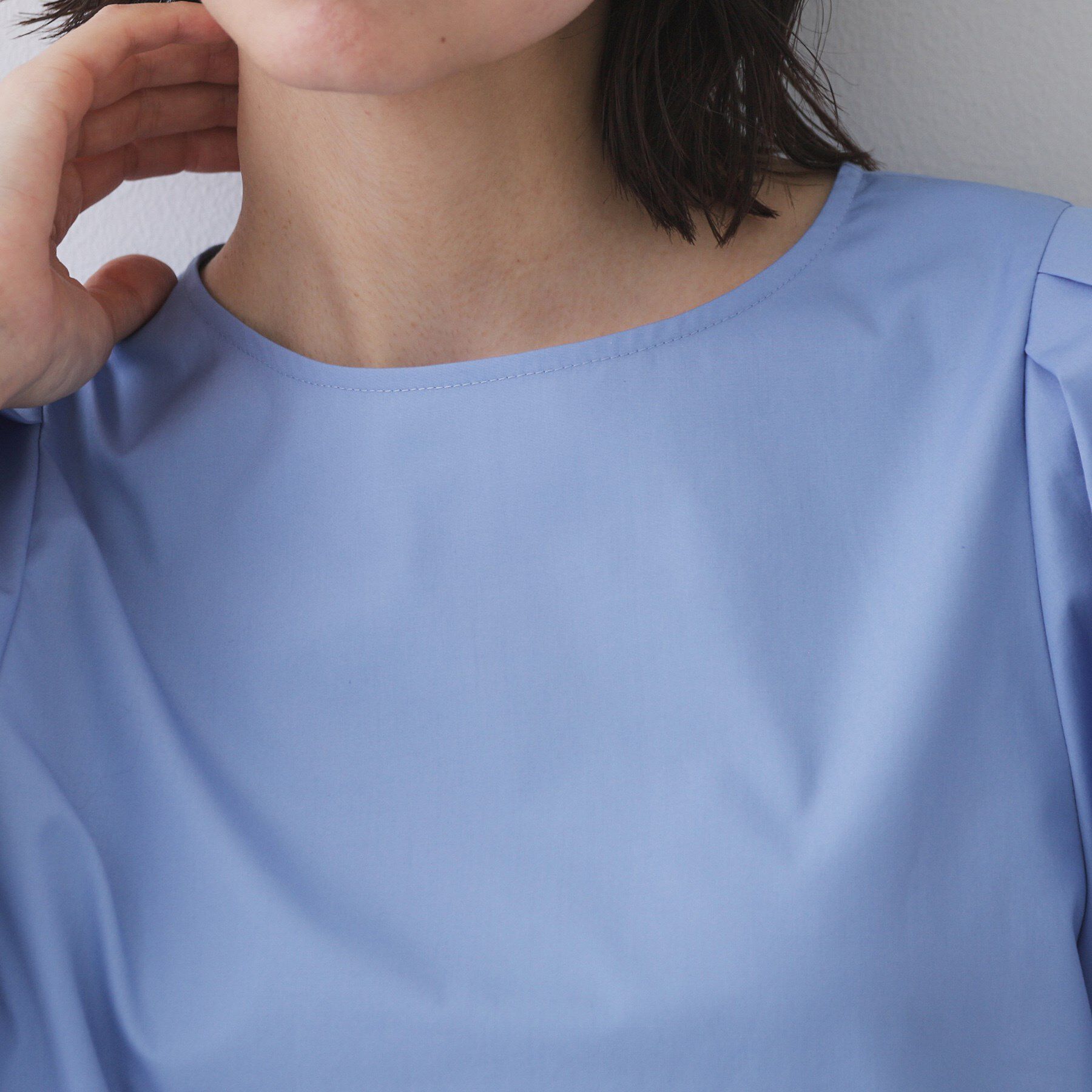 OPAQUE.CLIP「バルーンスリーブブラウス【洗濯機洗い可】」|シャツ・ブラウス|