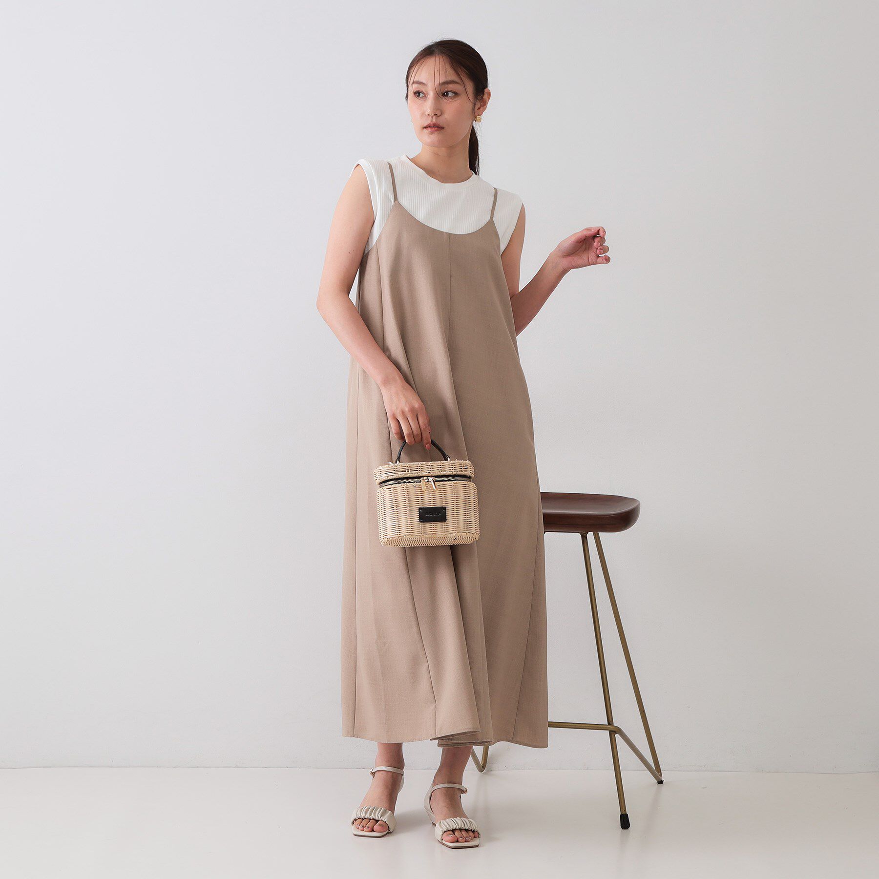 OPAQUE.CLIP「ノースリーブリブカットソー【洗濯機洗い可】」|Tシャツ・カットソー|