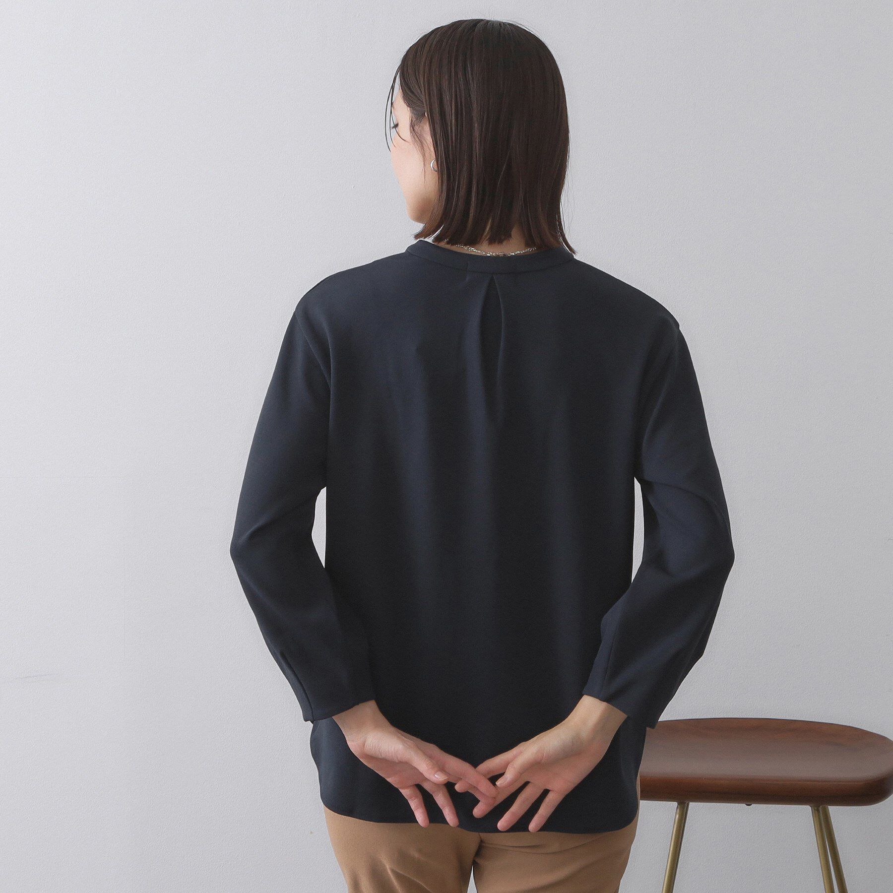 OPAQUE.CLIP「スキッパートップス【吸水速乾/UVケア/洗濯機OK】」|Tシャツ・カットソー|