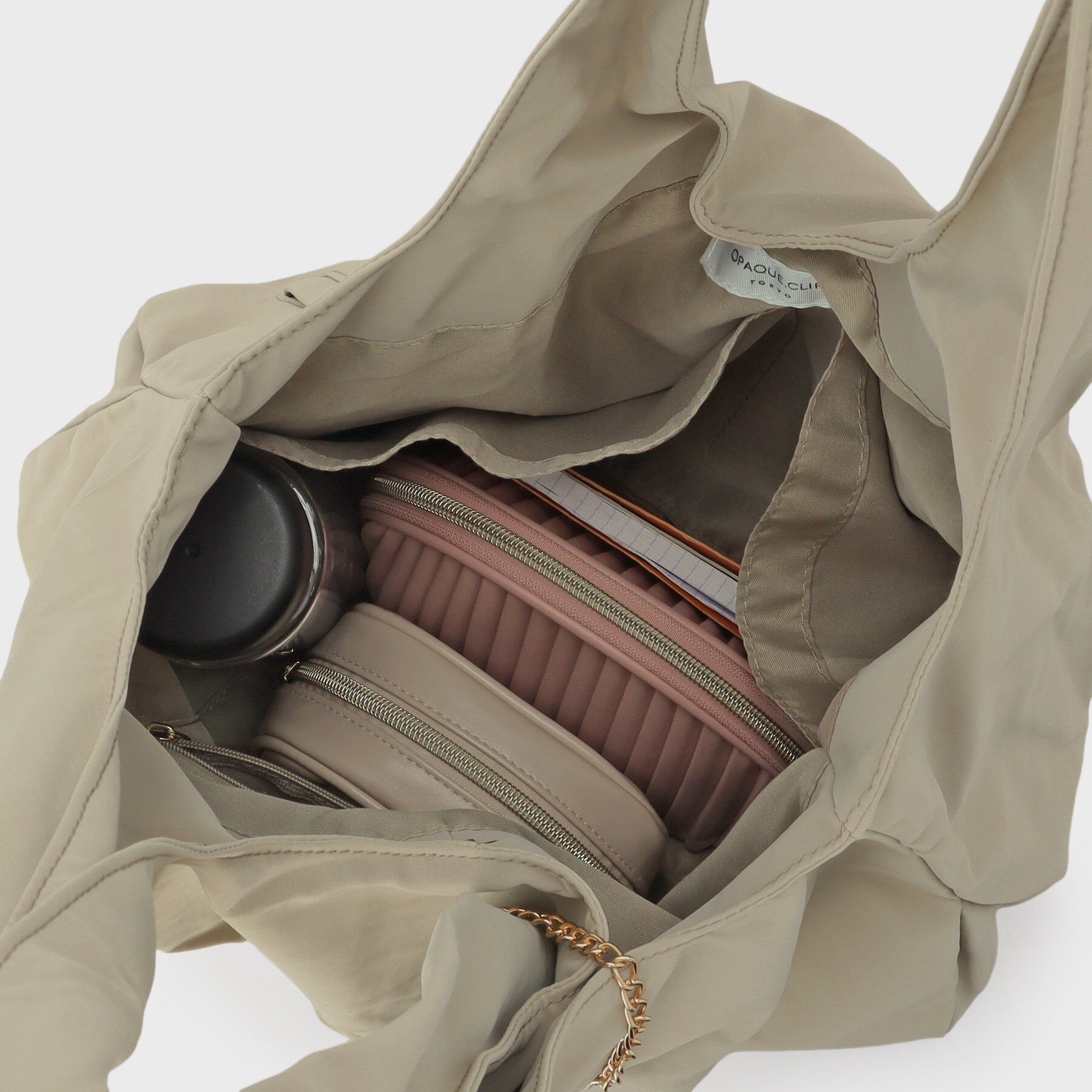 OPAQUE.CLIP「【A4サイズ対応】ヌバック調合皮ビッグトート」|トートバッグ|