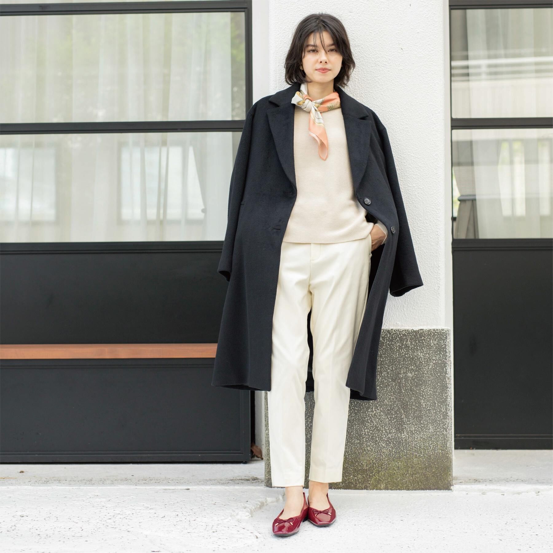 OPAQUE.CLIP「裏起毛ハイストレッチイージーテーパードパンツ【洗濯機OK】」|その他|