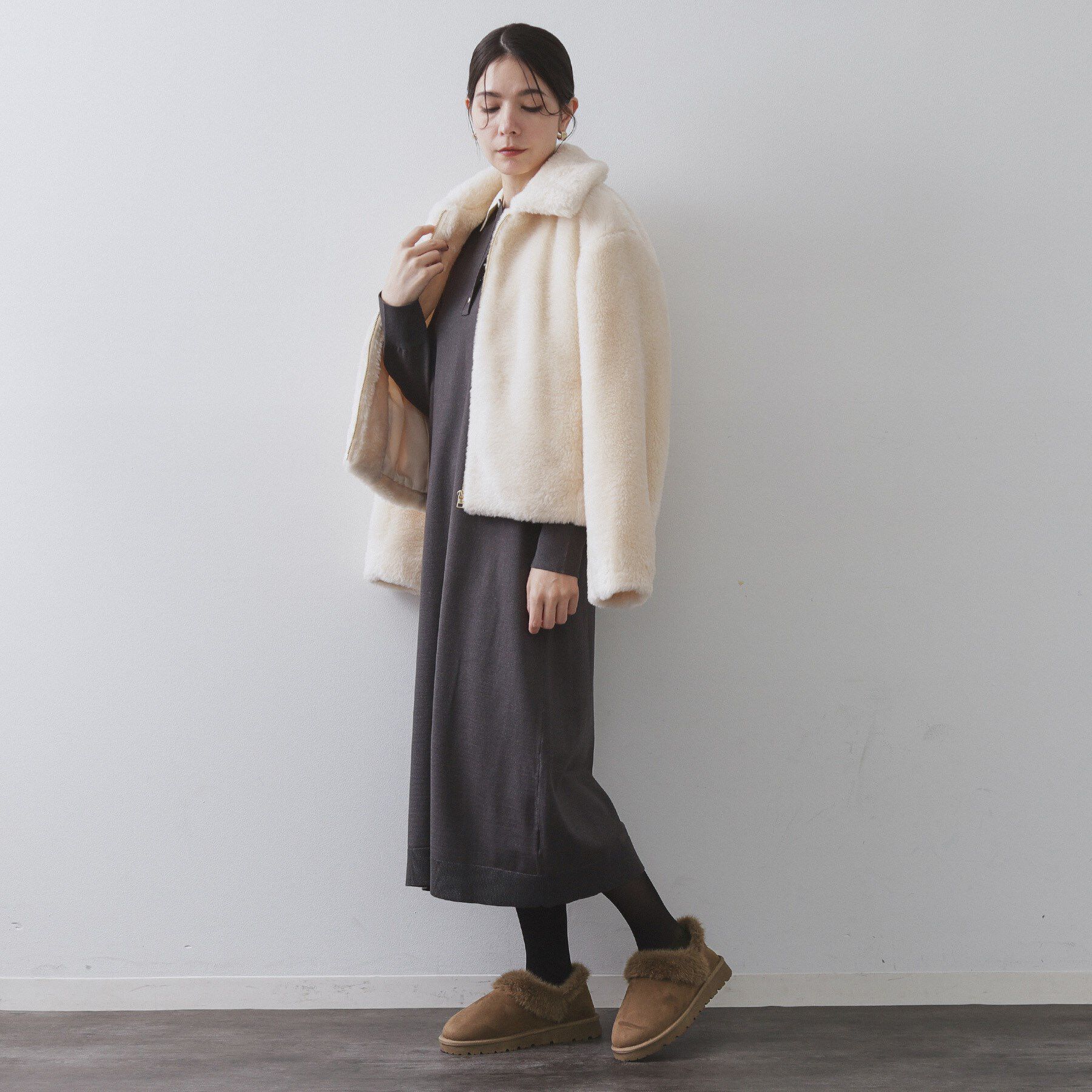 OPAQUE.CLIP「【2WAY】フェイクムートンシューズ」|その他|