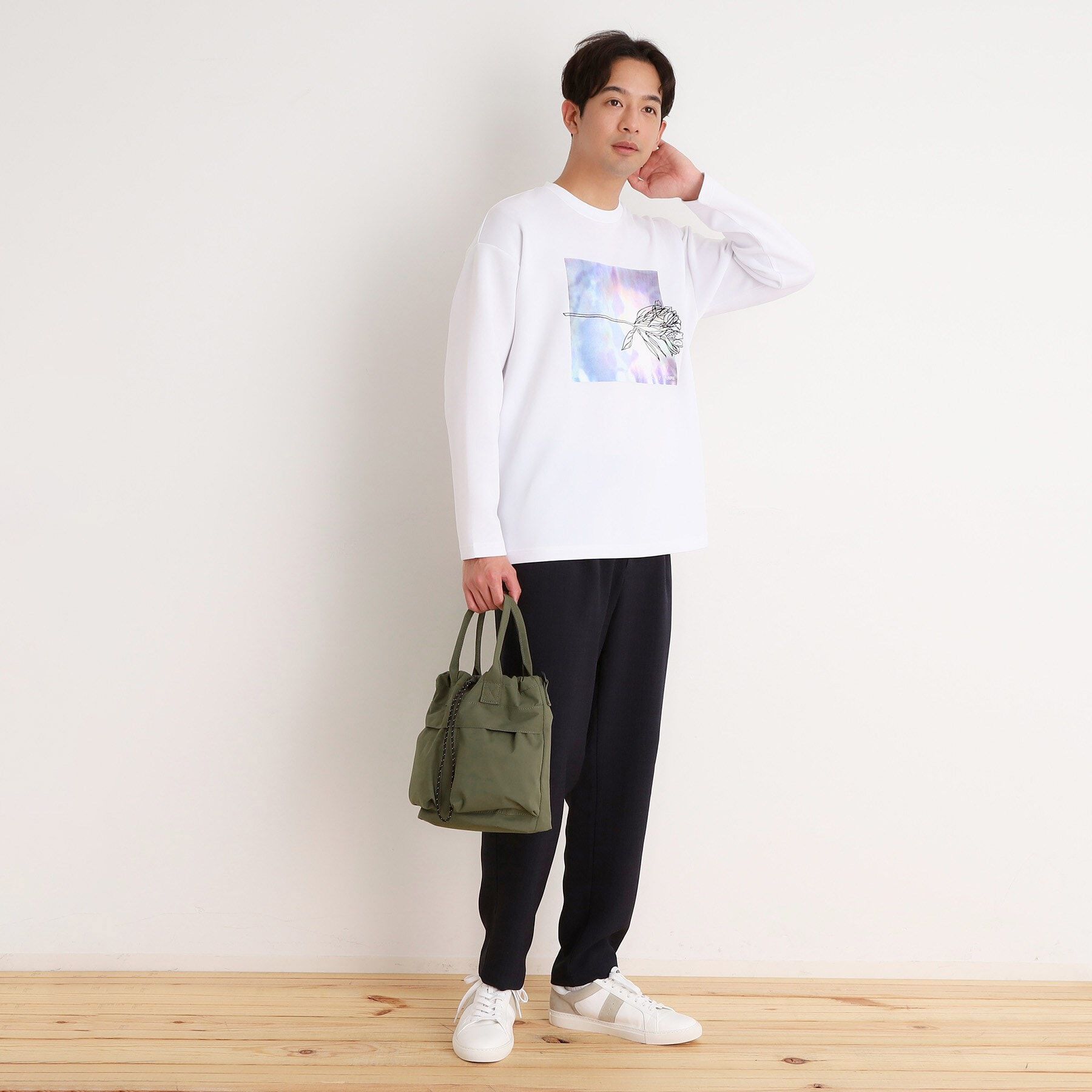 THE SHOP TK「【Begin6月号掲載】2WAY巾着ショルダーバック」|ショルダー・メッセンジャー|